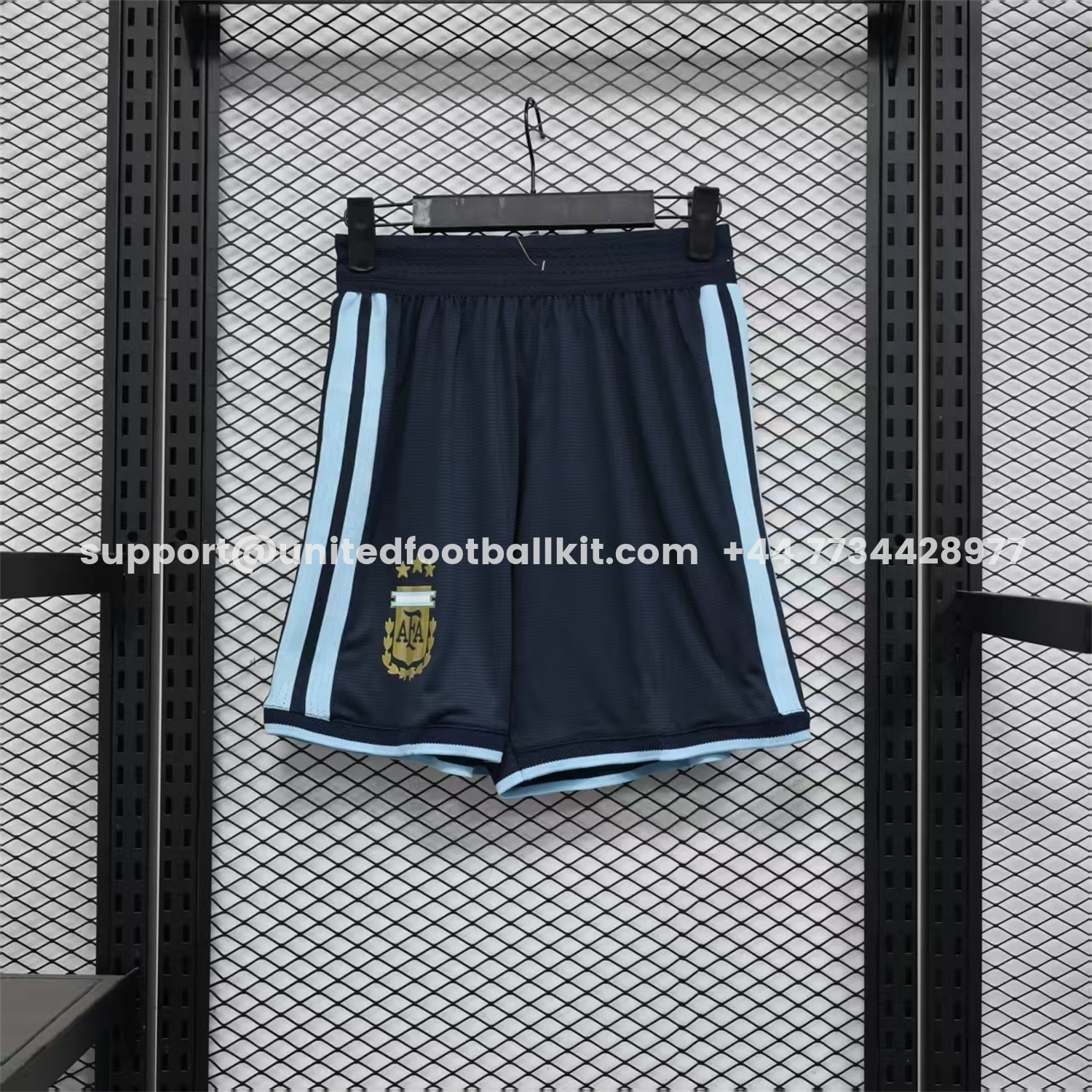 Unitedfootballkit.com | Argentina 2026 Blue Shorts - Player Version -Customize Name, Number and Patch | Worldwide Shipping