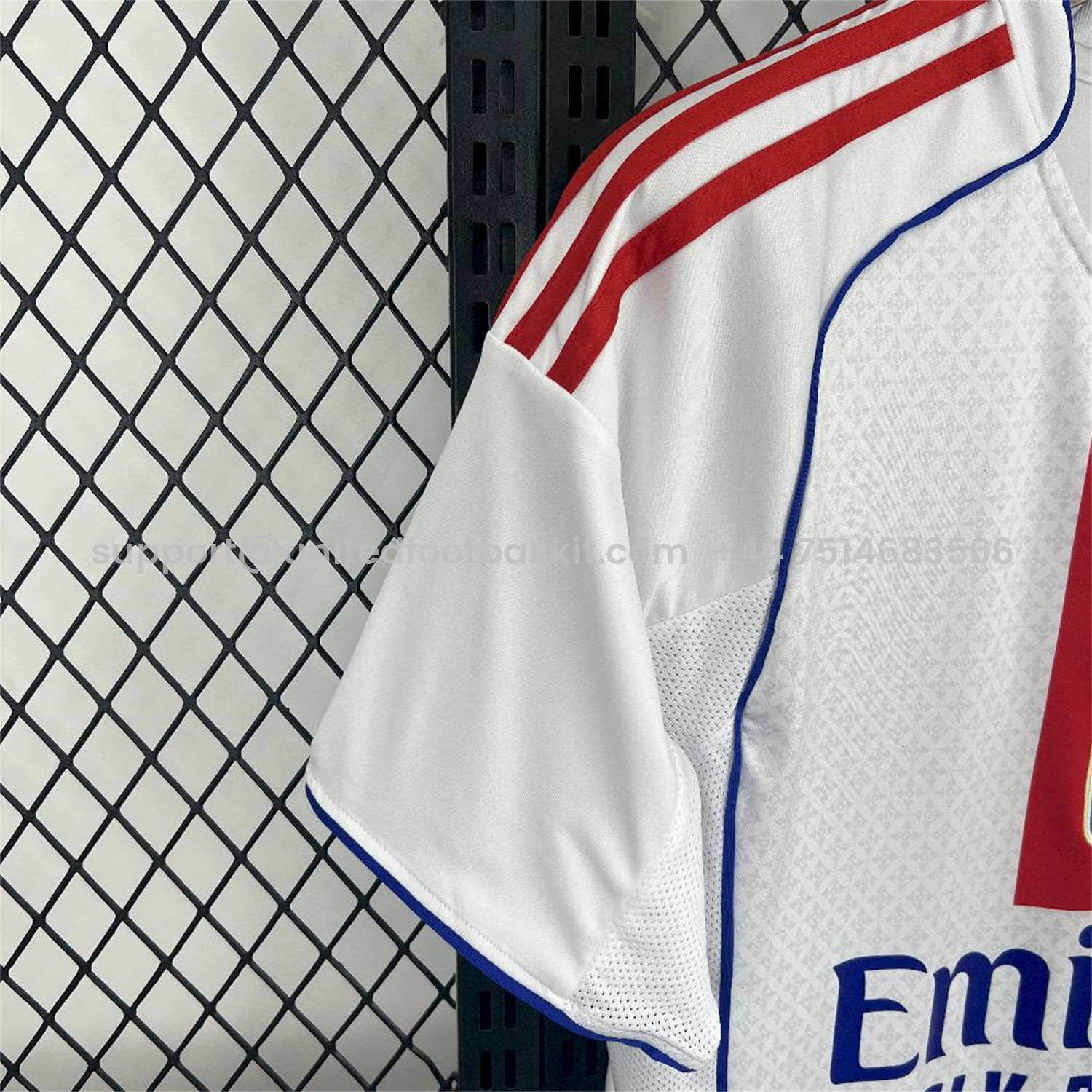 Unitedfootballkit.com | Lyon 25-26 Home Jersey - Fans Version -Customize Name, Number and Patch | Worldwide Shipping