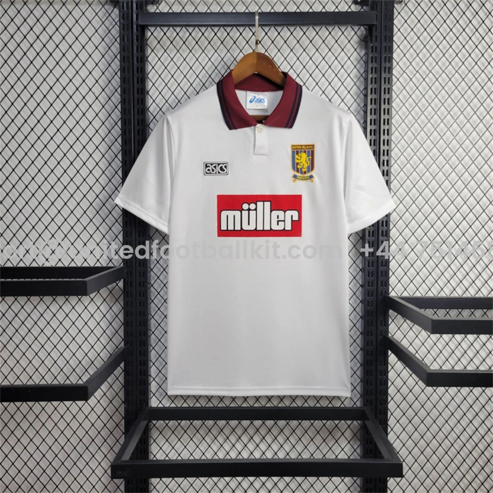 Unitedfootballkit.com | Retro Aston Villa 1994-95 Third Jersey -Customize Name, Number and Patch | Worldwide Shipping