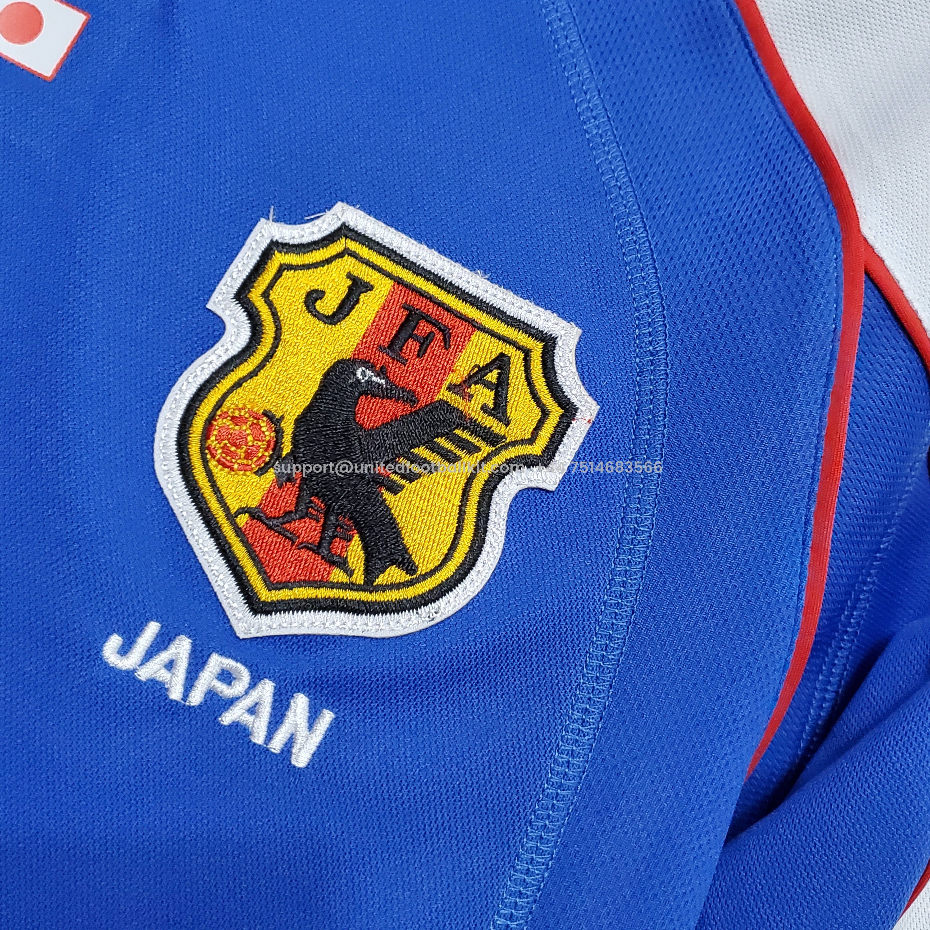 Unitedfootballkit.com | Retro Japan 2000 Home Stadium Jersey -Customize Name, Number and Patch | Worldwide Shipping