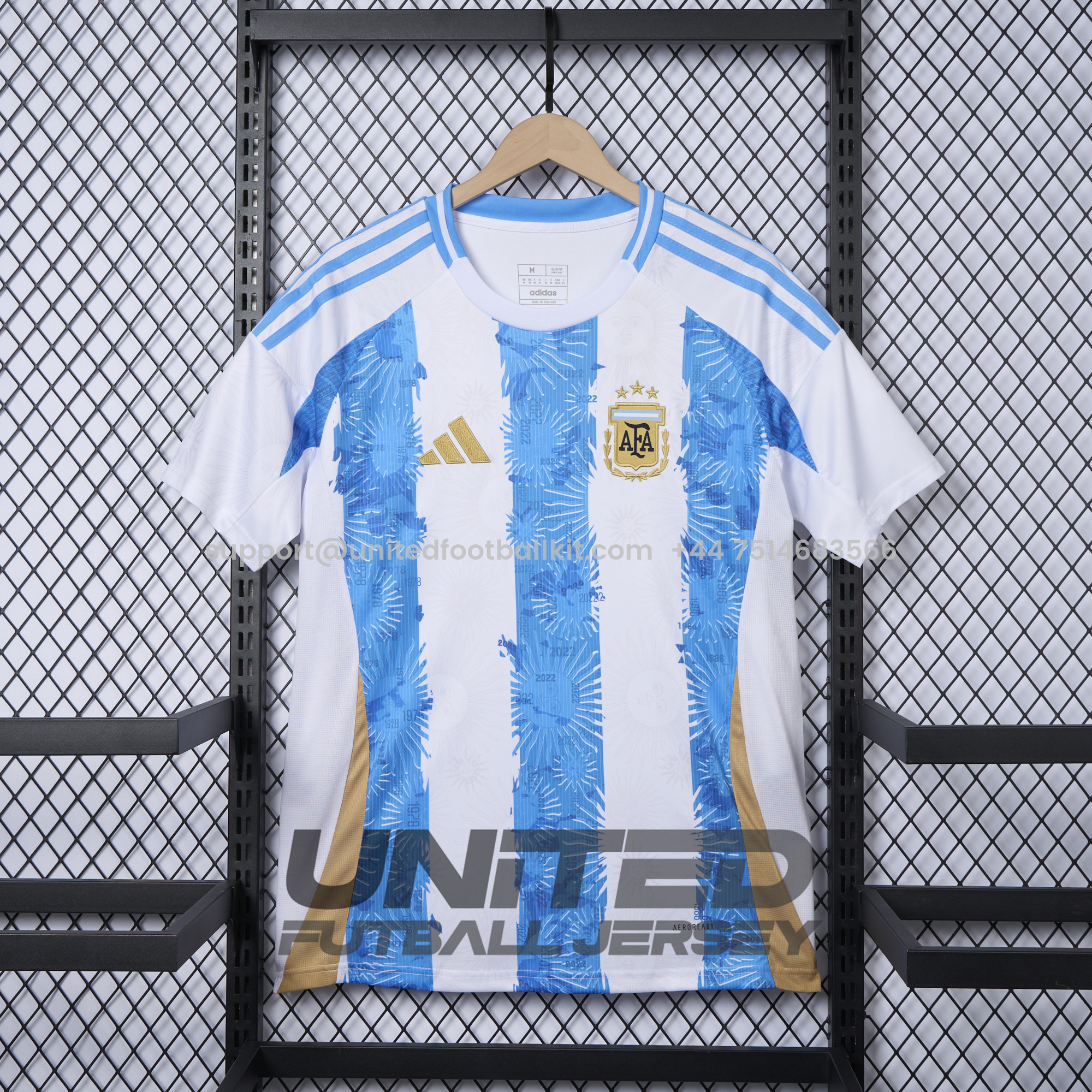 Unitedfootballkit.com | Argentina 2025-26 Sol de Mayo Special Edition Jersey - Fans Version -Customize Name, Number and Patch | Worldwide Shipping