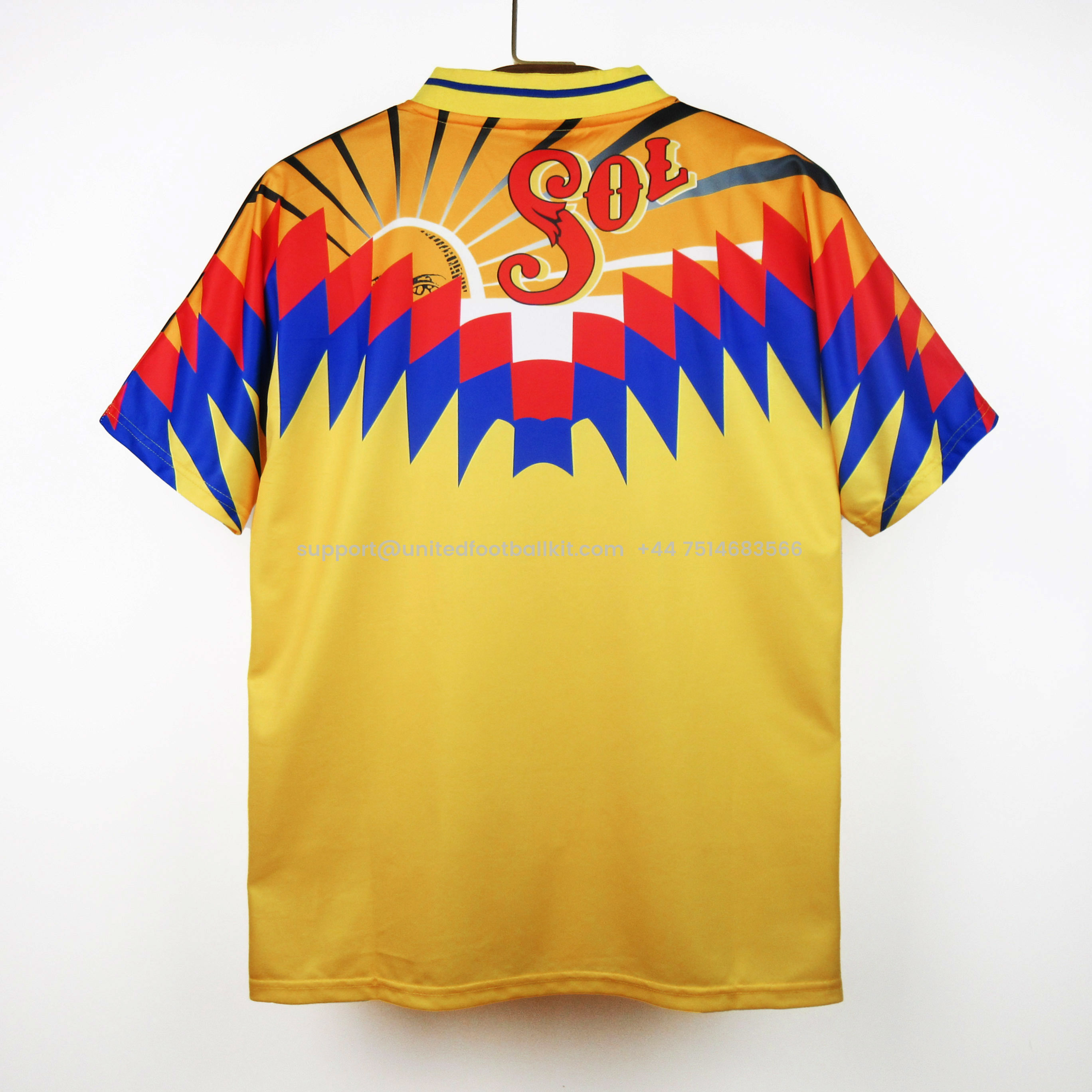 Unitedfootballkit.com | Retro Club América 1995-96 Home Stadium Jersey -Customize Name, Number and Patch | Worldwide Shipping