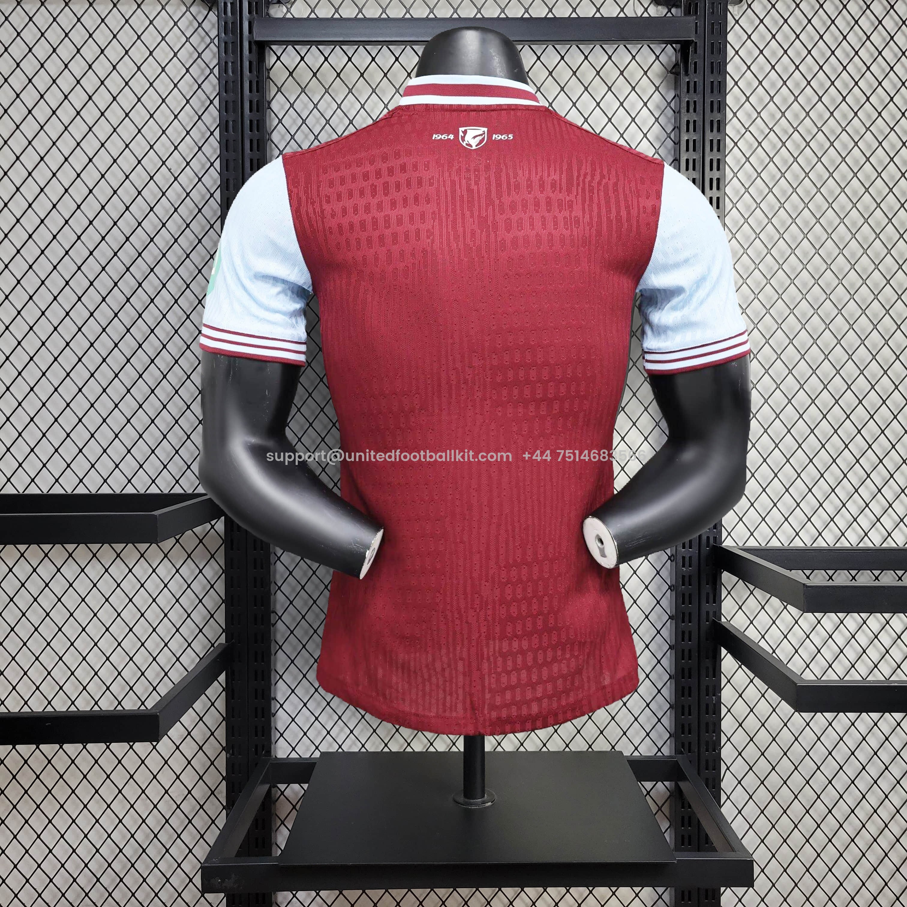 Unitedfootballkit.com | West Ham United 24-25 Home Stadium Jersey - Player Version -Customize Name, Number and Patch | Worldwide Shipping
