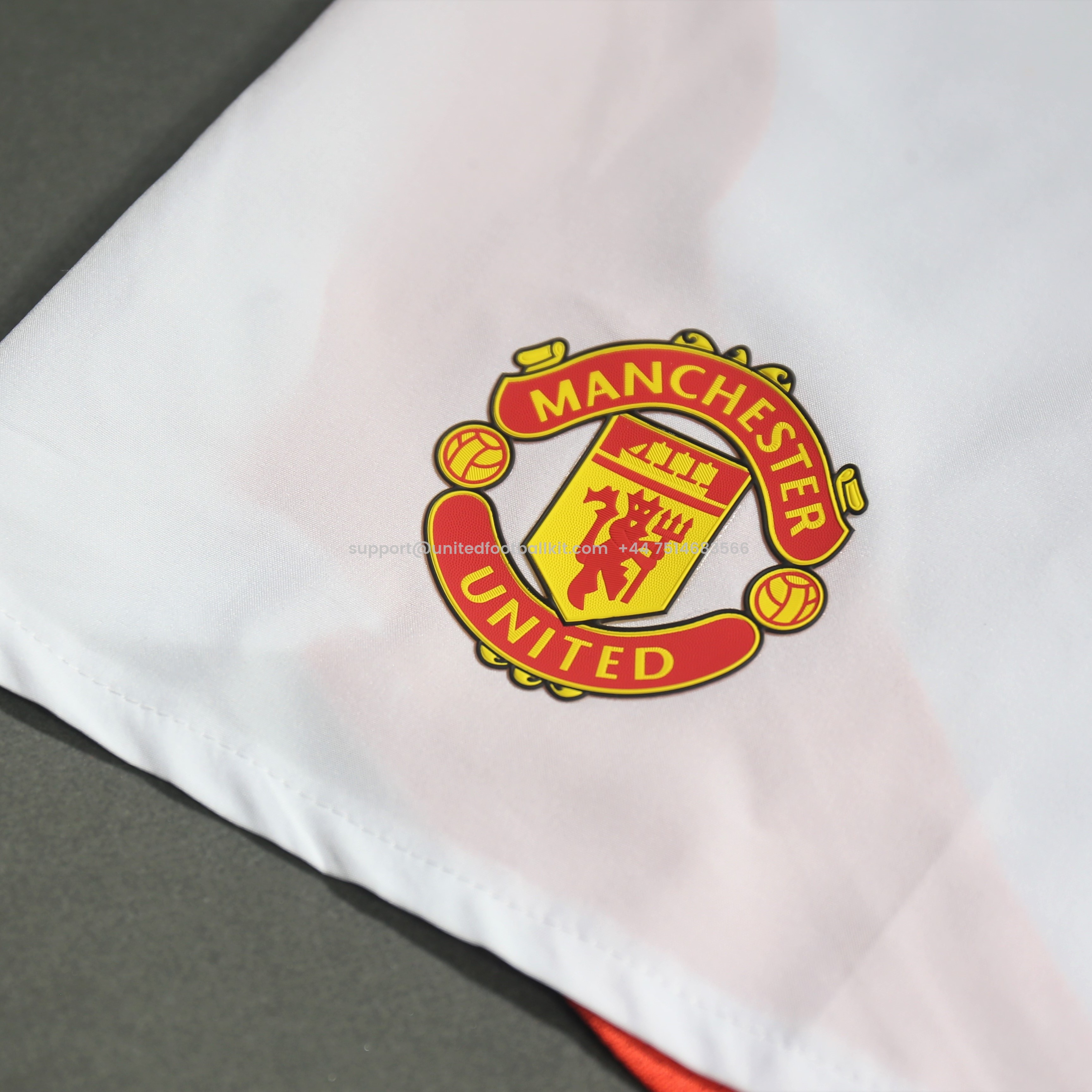 Unitedfootballkit.com | Manchester United 24-25 Home Shorts - Player Version -Customize Name, Number and Patch | Worldwide Shipping