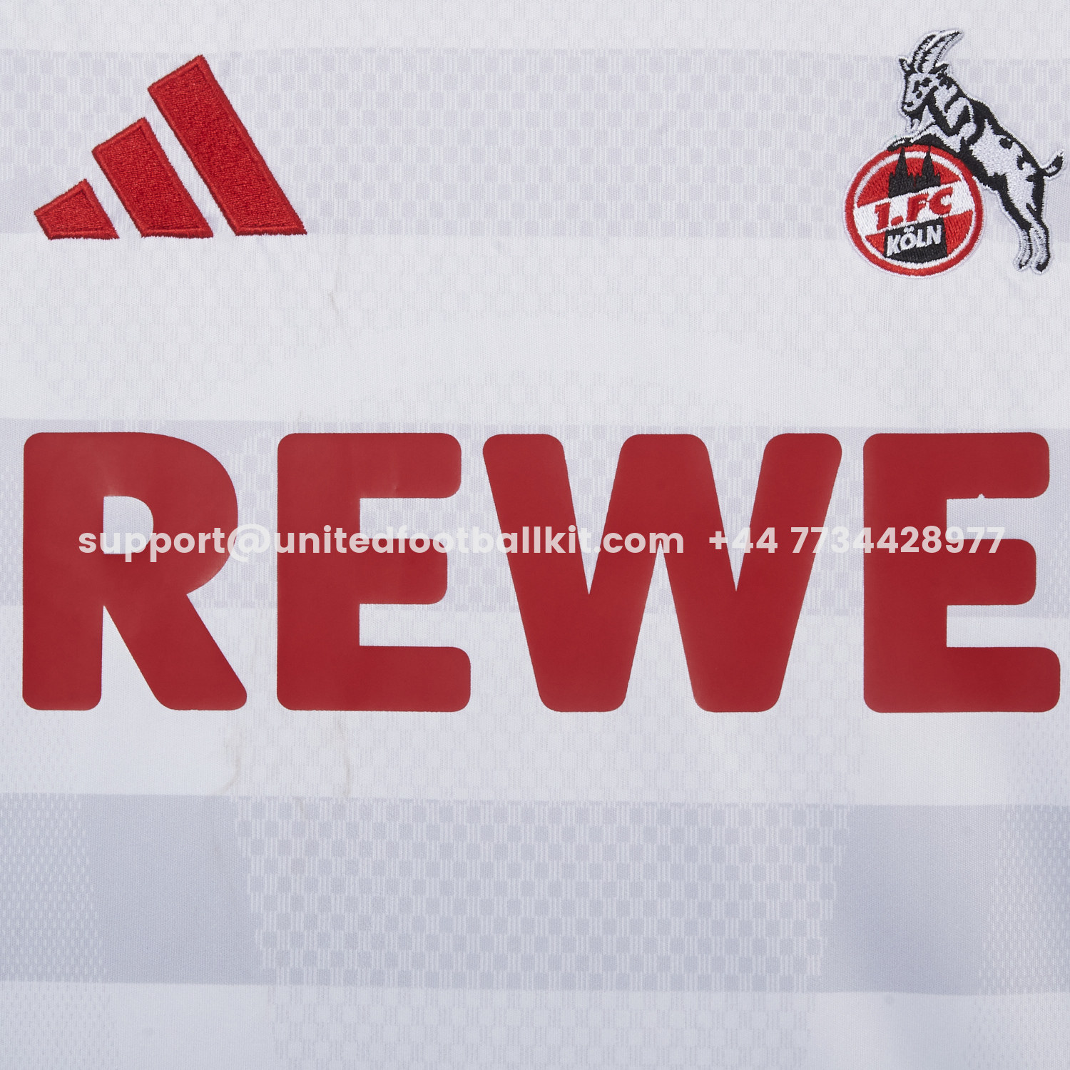 Unitedfootballkit.com | Köln 26-27 Home Jersey - Fans Version -Customize Name, Number and Patch | Worldwide Shipping