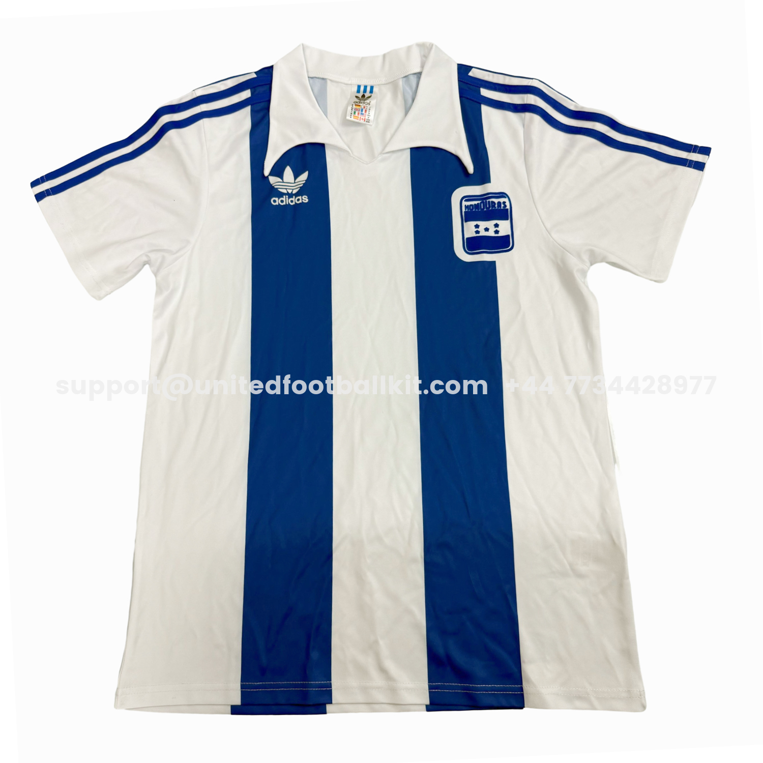 Unitedfootballkit.com | Retro Honduras 1980-82 Away Jersey -Customize Name, Number and Patch | Worldwide Shipping
