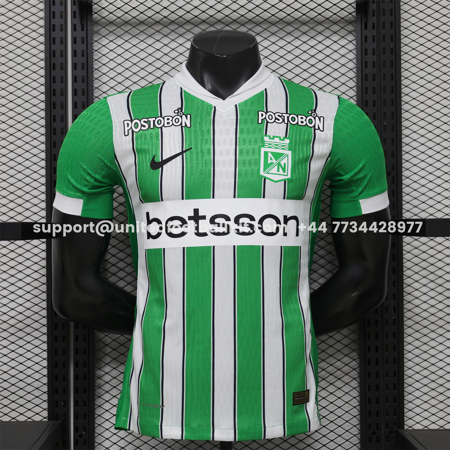 Unitedfootballkit.com | Atlético Nacional 2026 Home Jersey - Player Version -Customize Name, Number and Patch | Worldwide Shipping