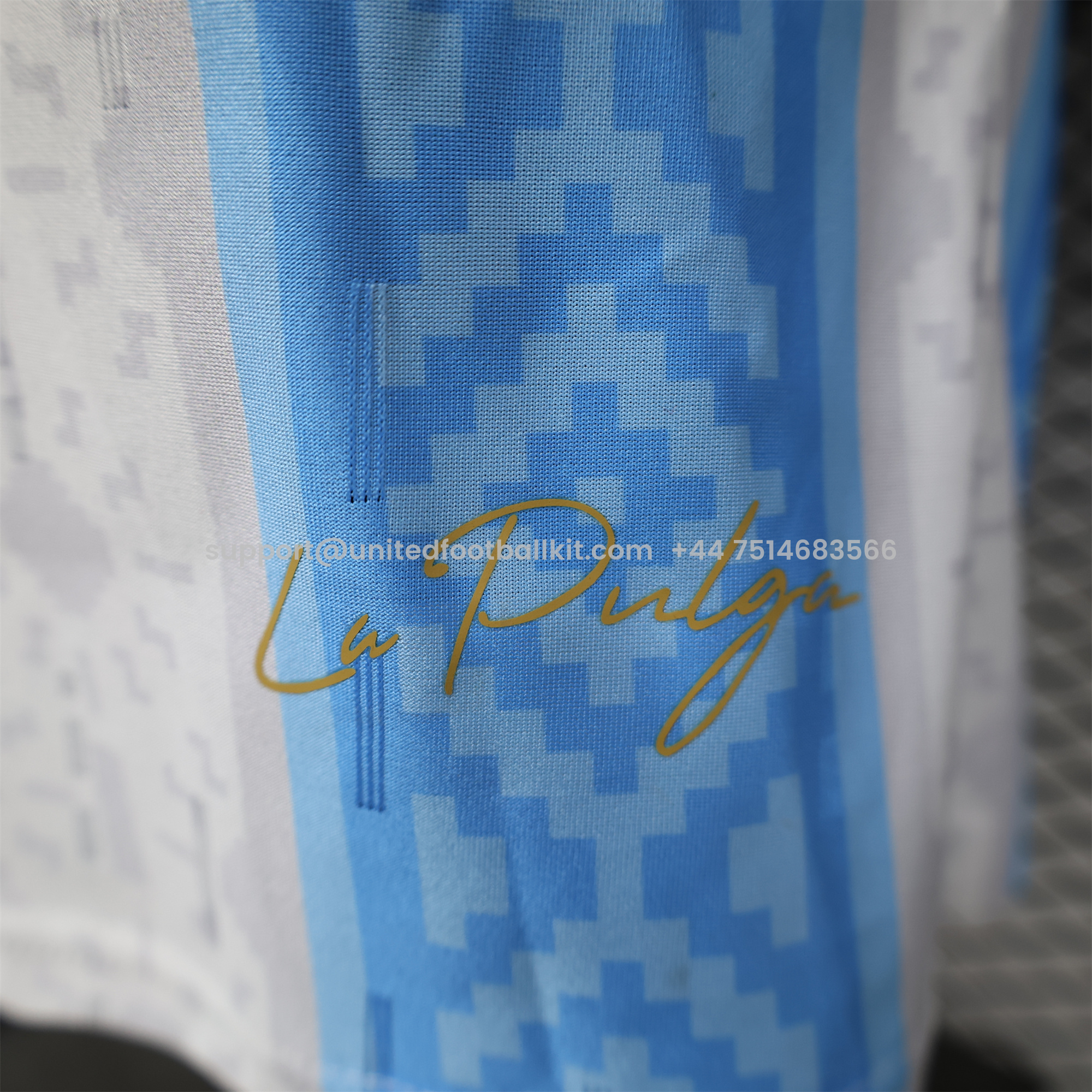 Unitedfootballkit.com | Argentina 2024-25 COMMA Messi Jersey - Player Version -Customize Name, Number and Patch | Worldwide Shipping