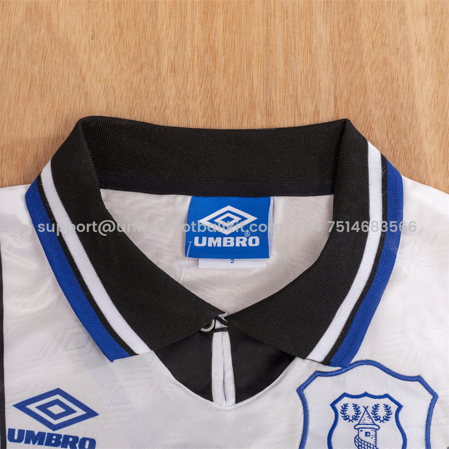 Unitedfootballkit.com | Retro Everton 1994-95 Away Jersey -Customize Name, Number and Patch | Worldwide Shipping