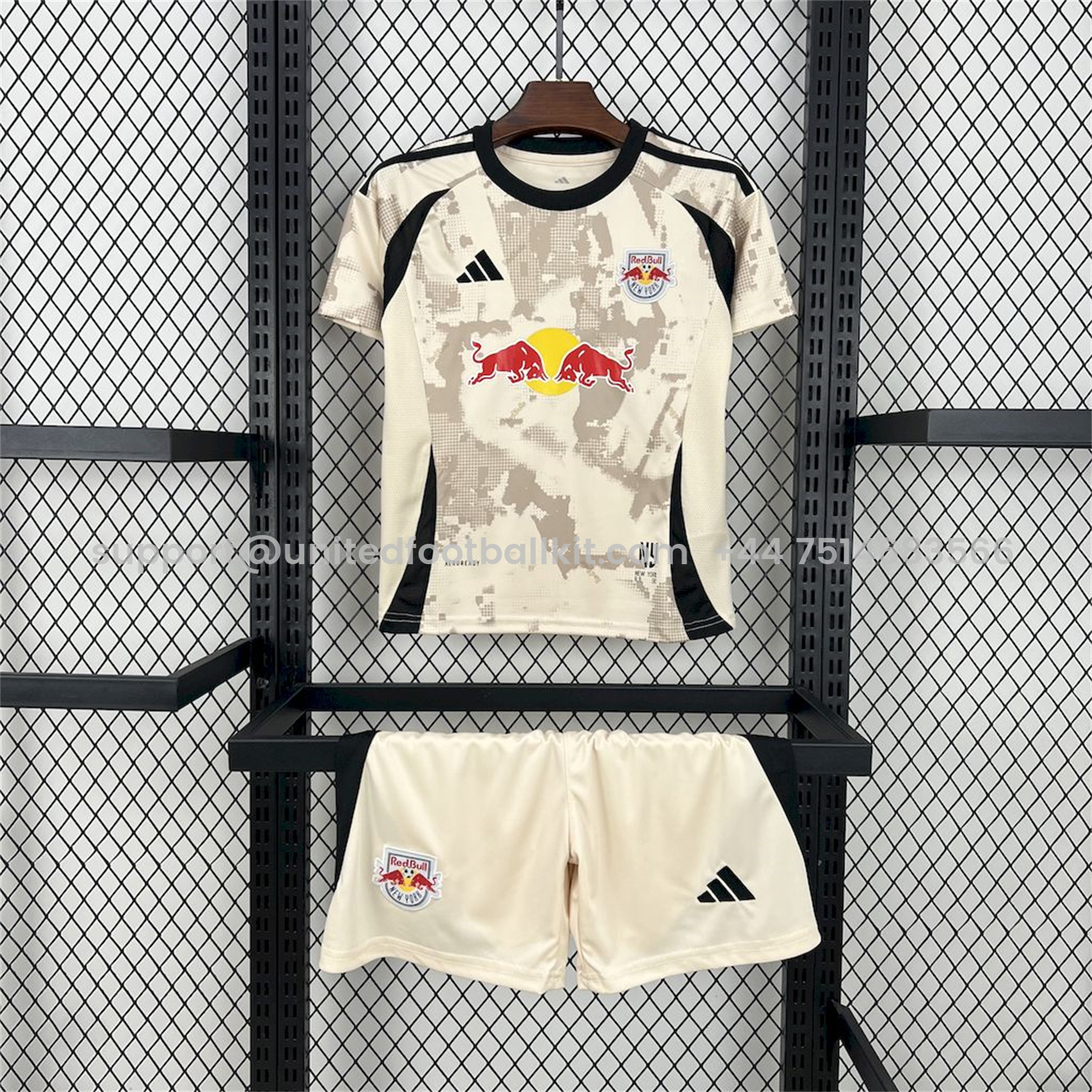 Unitedfootballkit.com | New York Red Bulls 2025 Away Kids Kit -Customize Name, Number and Patch | Worldwide Shipping