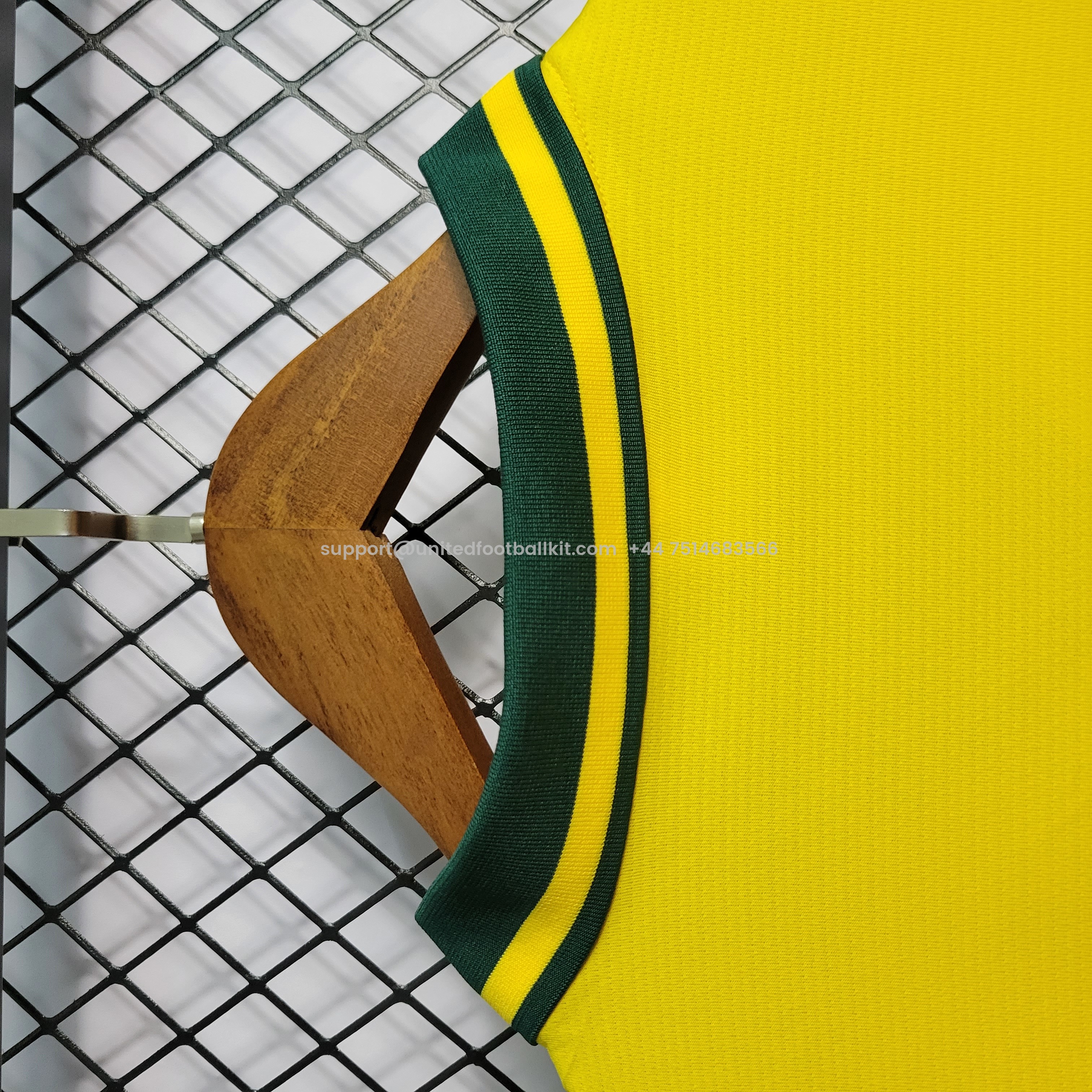 Unitedfootballkit.com | Retro Brazil 1994 Home Stadium Jersey -Customize Name, Number and Patch | Worldwide Shipping