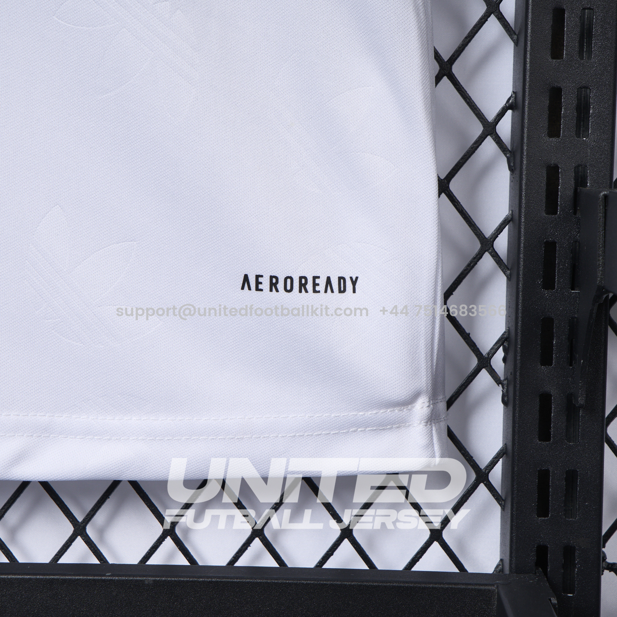 Unitedfootballkit.com | Real Madrid 24-25 Trefoil White Jersey - Fans Version -Customize Name, Number and Patch | Worldwide Shipping