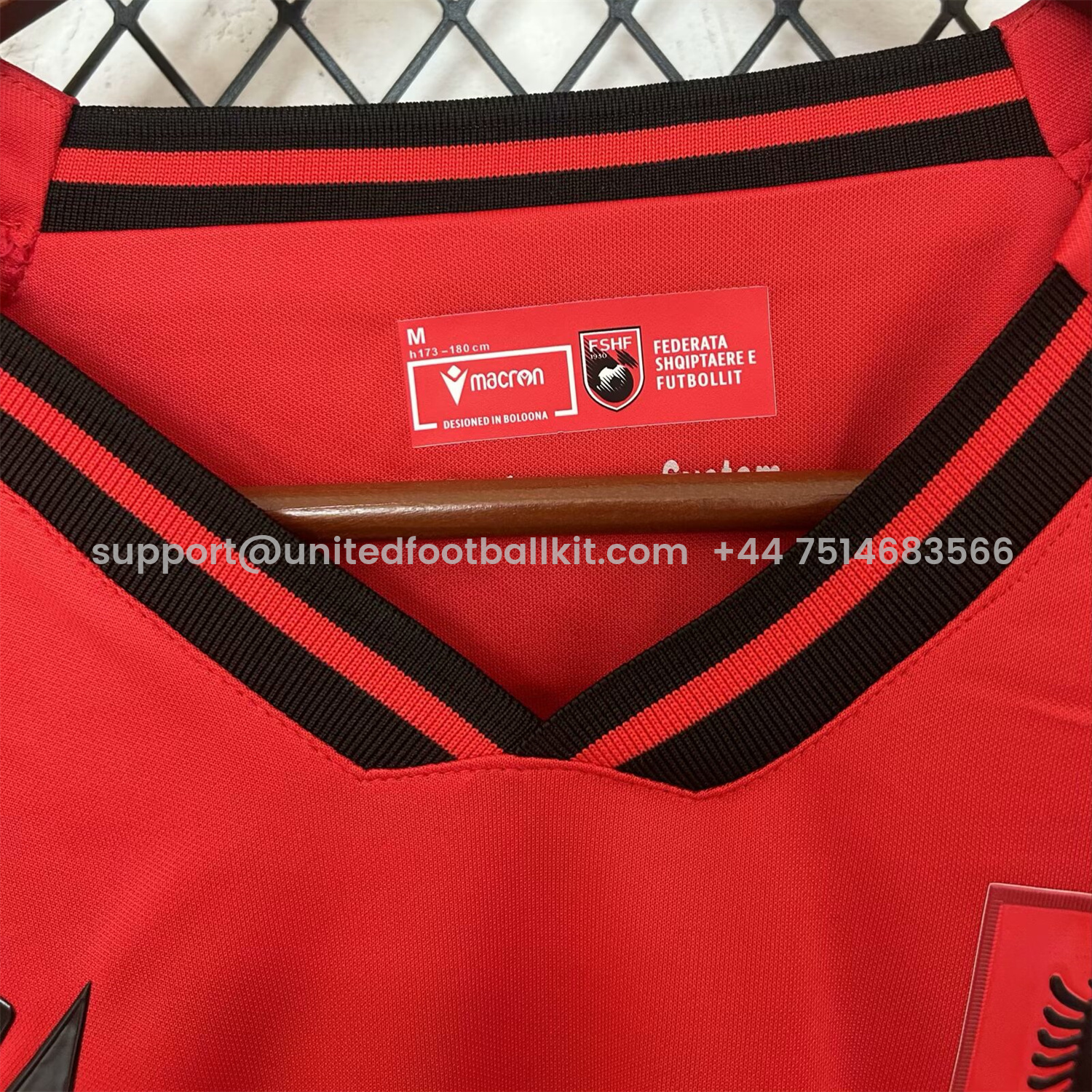 Unitedfootballkit.com | Albania 25-26 Home Jersey - Fans Version -Customize Name, Number and Patch | Worldwide Shipping