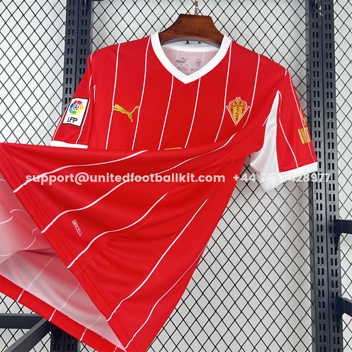 Unitedfootballkit.com | Sporting de Gijón 25-26 Retro Style Jersey - Fans Version -Customize Name, Number and Patch | Worldwide Shipping