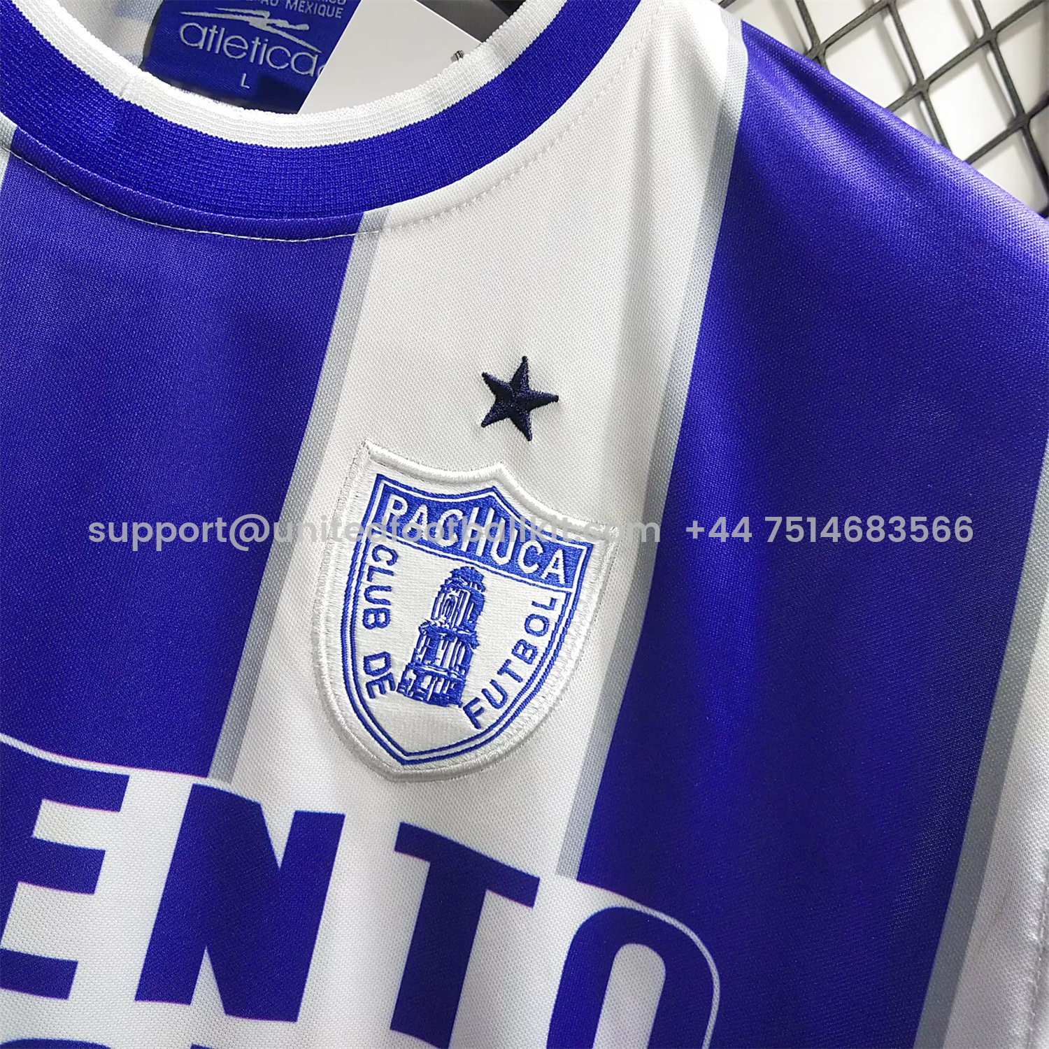 Unitedfootballkit.com | Retro Pachuca 2001-02 Home Jersey -Customize Name, Number and Patch | Worldwide Shipping