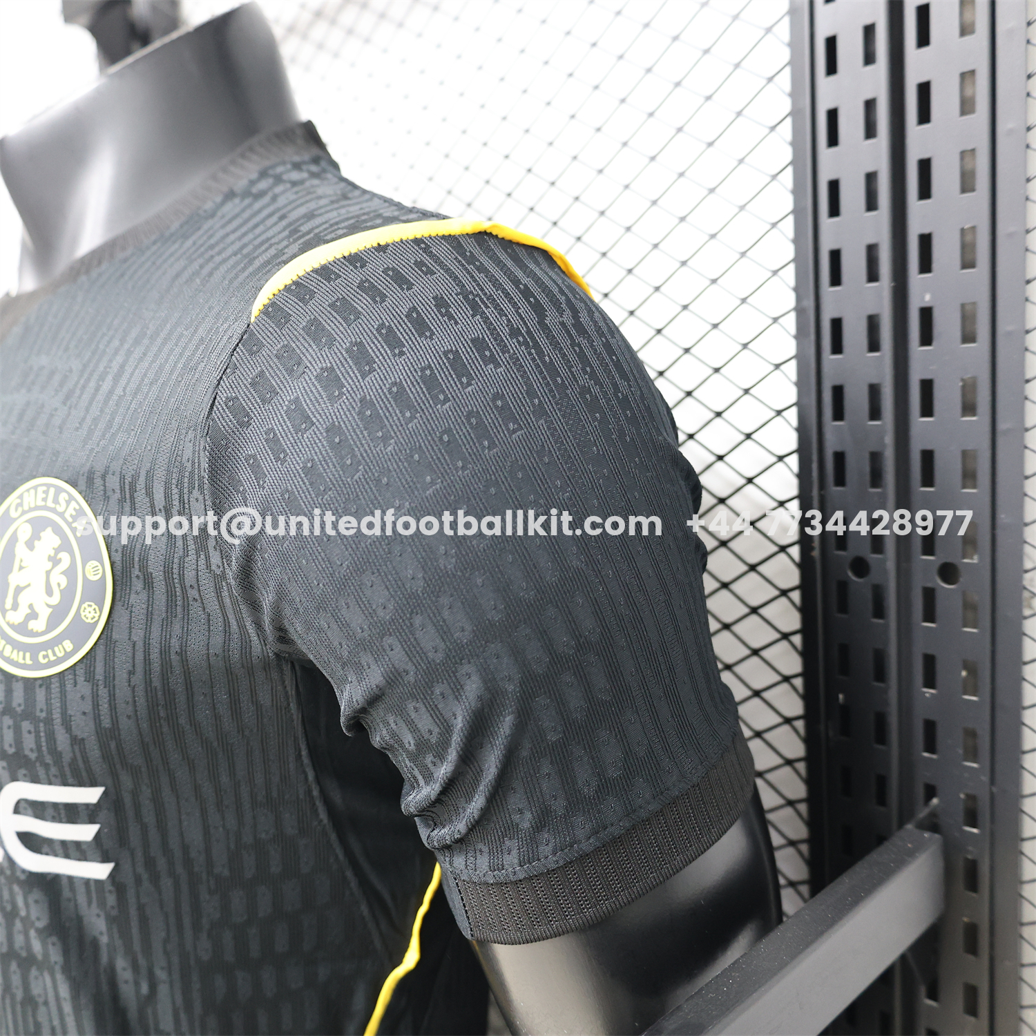 Unitedfootballkit.com | C.H.E.L.S.E.A 25-26 Black Special Jersey - Player Version -Customize Name, Number and Patch | Worldwide Shipping