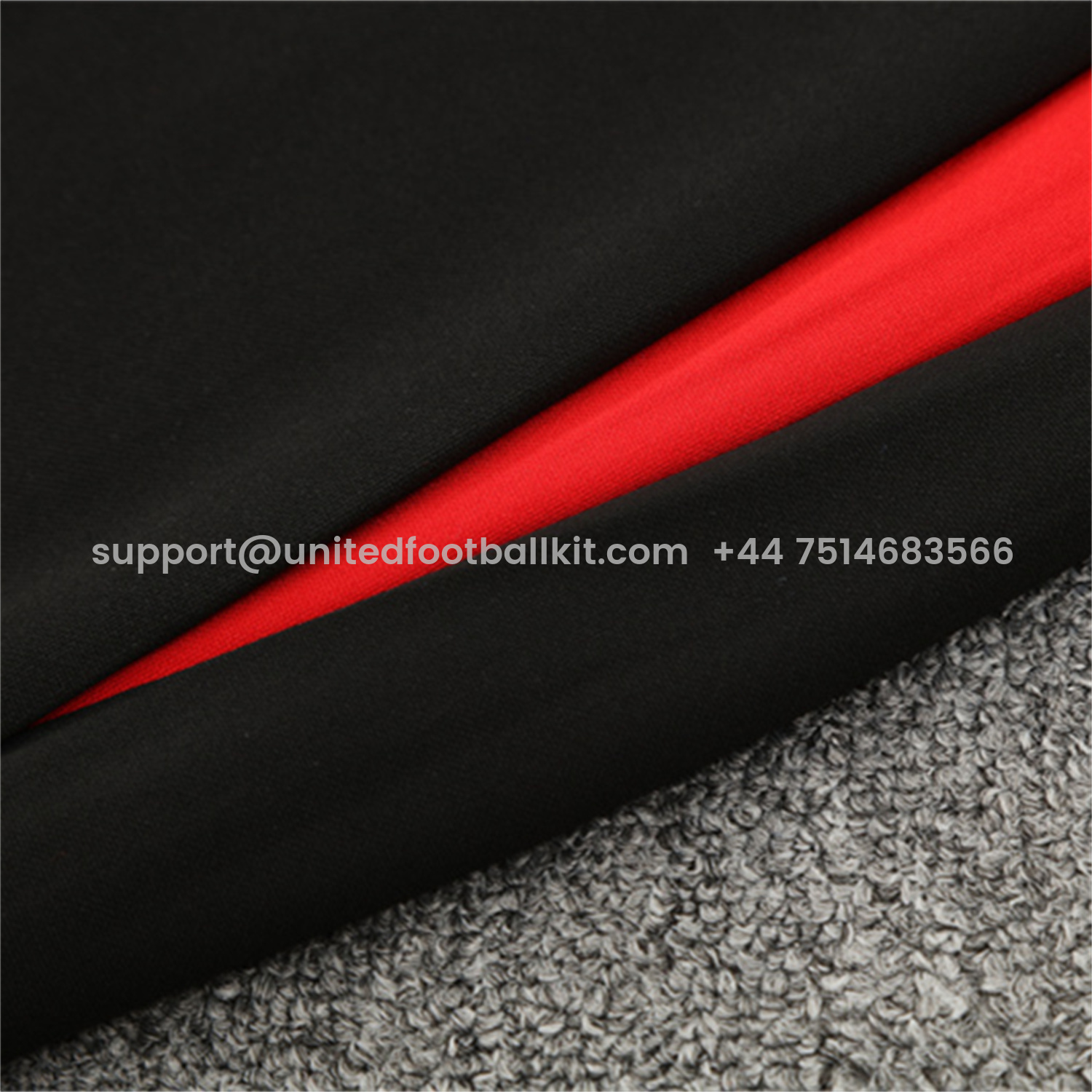 Unitedfootballkit.com | Portugal 25-26 Long Sleeve Training Set - Black Top & Black Pants -Customize Name, Number and Patch | Worldwide Shipping