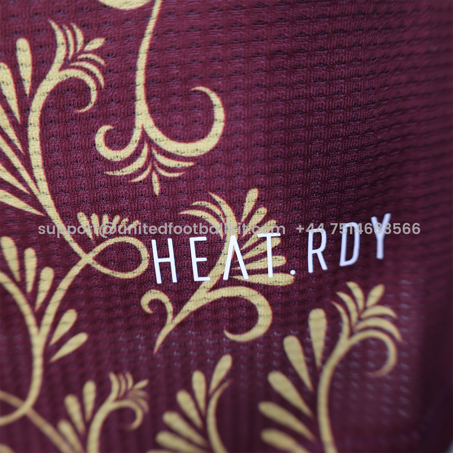 Unitedfootballkit.com | Algeria 25-26 Burgundy Jersey with Chest Pattern Decoration - Player Version -Customize Name, Number and Patch | Worldwide Shipping