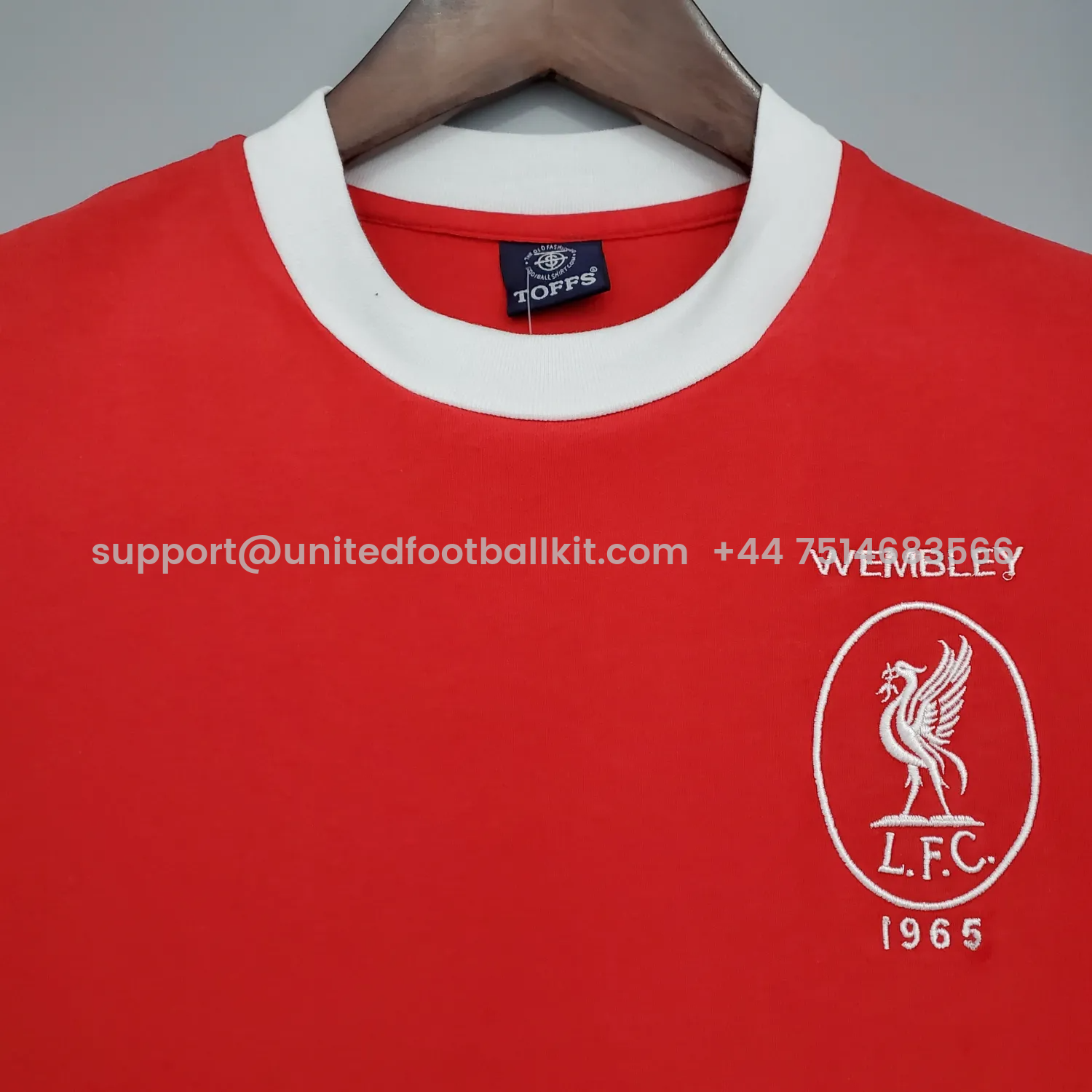 Unitedfootballkit.com | Retro Liver.pool 1965 Home Stadium Jersey -Customize Name, Number and Patch | Worldwide Shipping