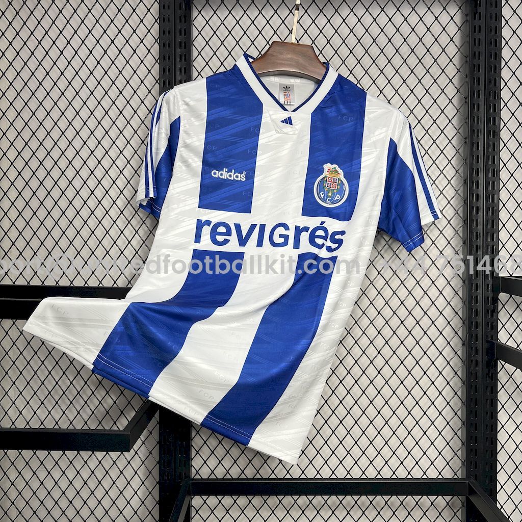 Unitedfootballkit.com | Retro Porto 1994-95 Home Stadium Jersey -Customize Name, Number and Patch | Worldwide Shipping
