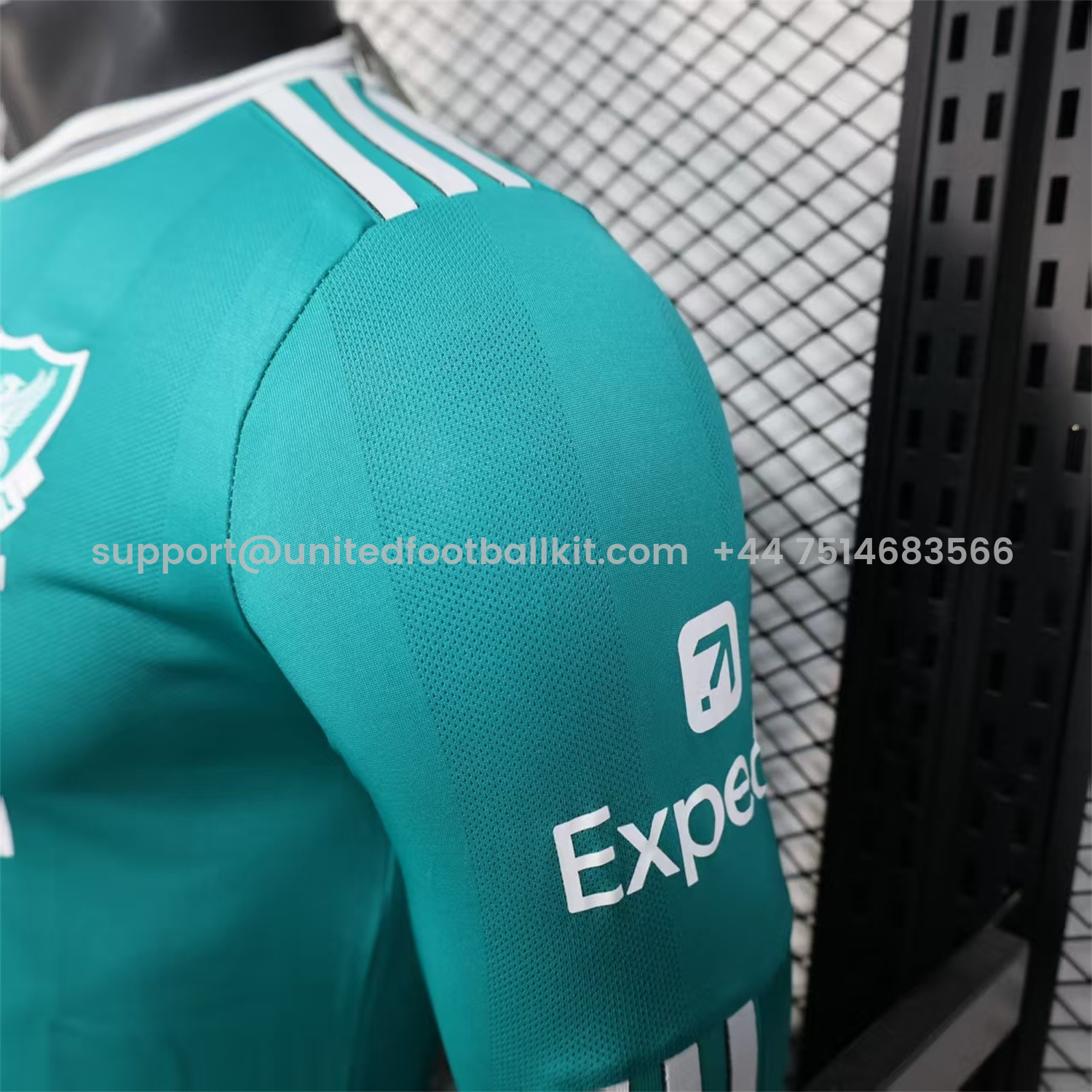 Unitedfootballkit.com | Liver.pool 25-26 Third Green Long Sleeves Jersey - Player Version -Customize Name, Number and Patch | Worldwide Shipping