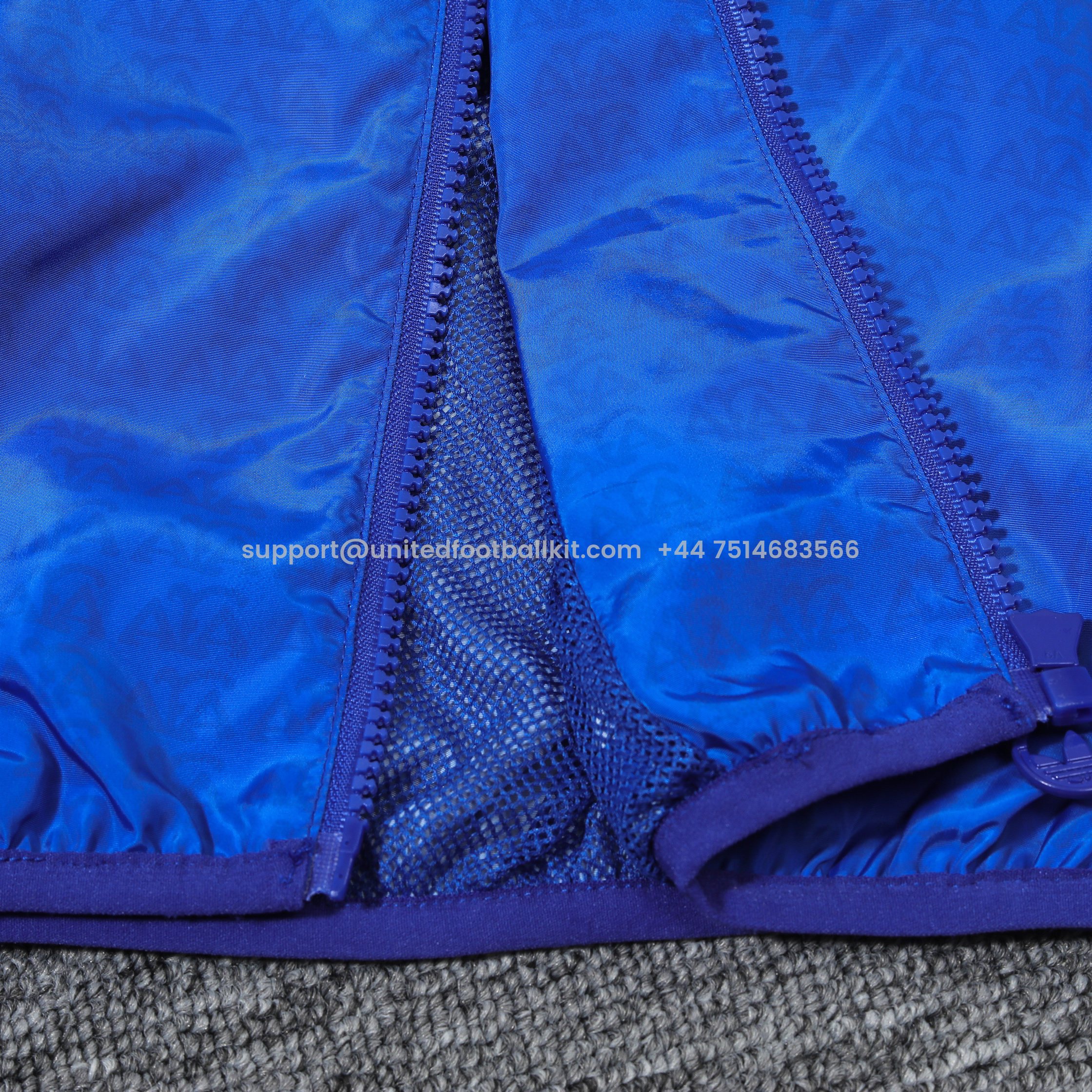 Unitedfootballkit.com | Argentine 2024 Vintage Style Blue Hooded Windbreaker - Player Version -Customize Name, Number and Patch | Worldwide Shipping