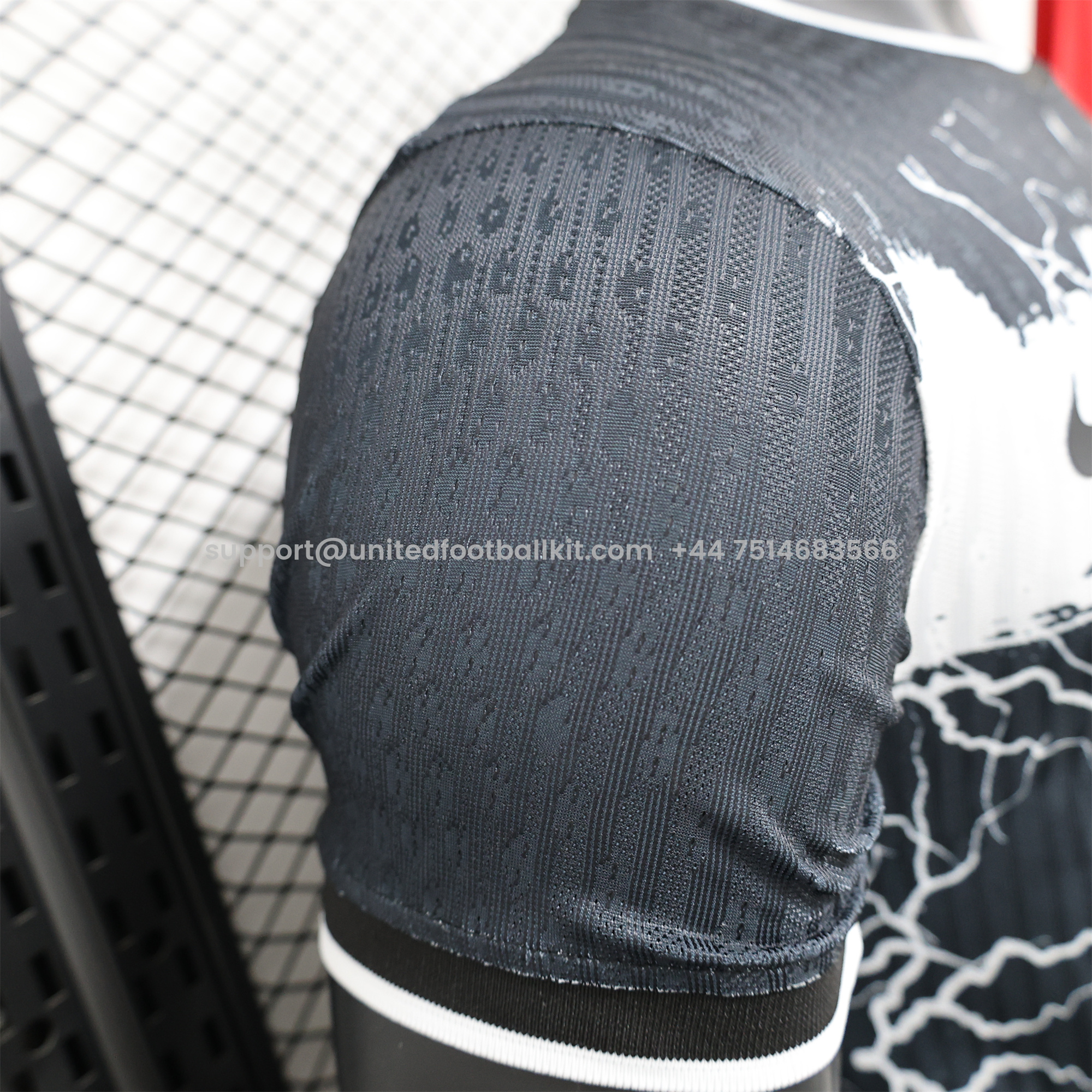 Unitedfootballkit.com | Barcelona 24-25 White Lightning Special Edition Black Jersey - Player Version -Customize Name, Number and Patch | Worldwide Shipping