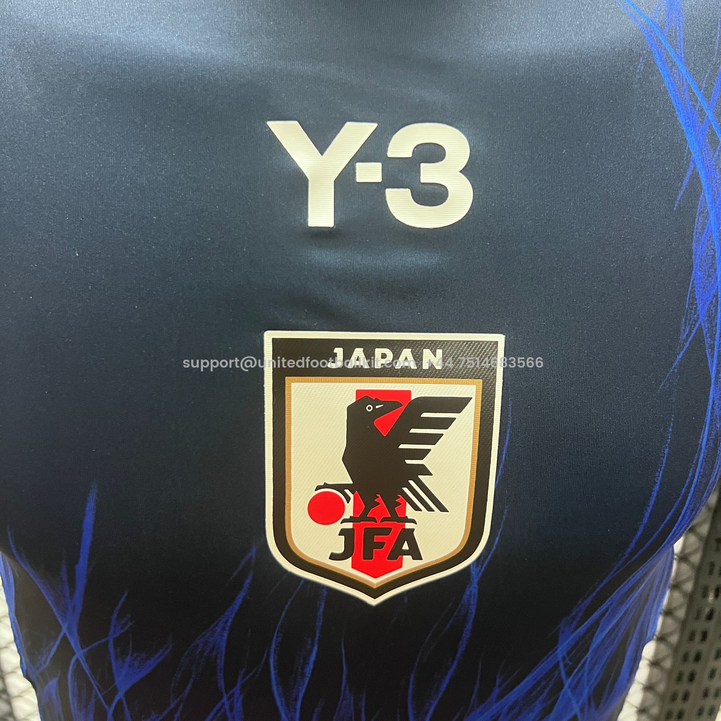 Unitedfootballkit.com | Japan 2024 Y3 Home Stadium Jersey - Player Version -Customize Name, Number and Patch | Worldwide Shipping