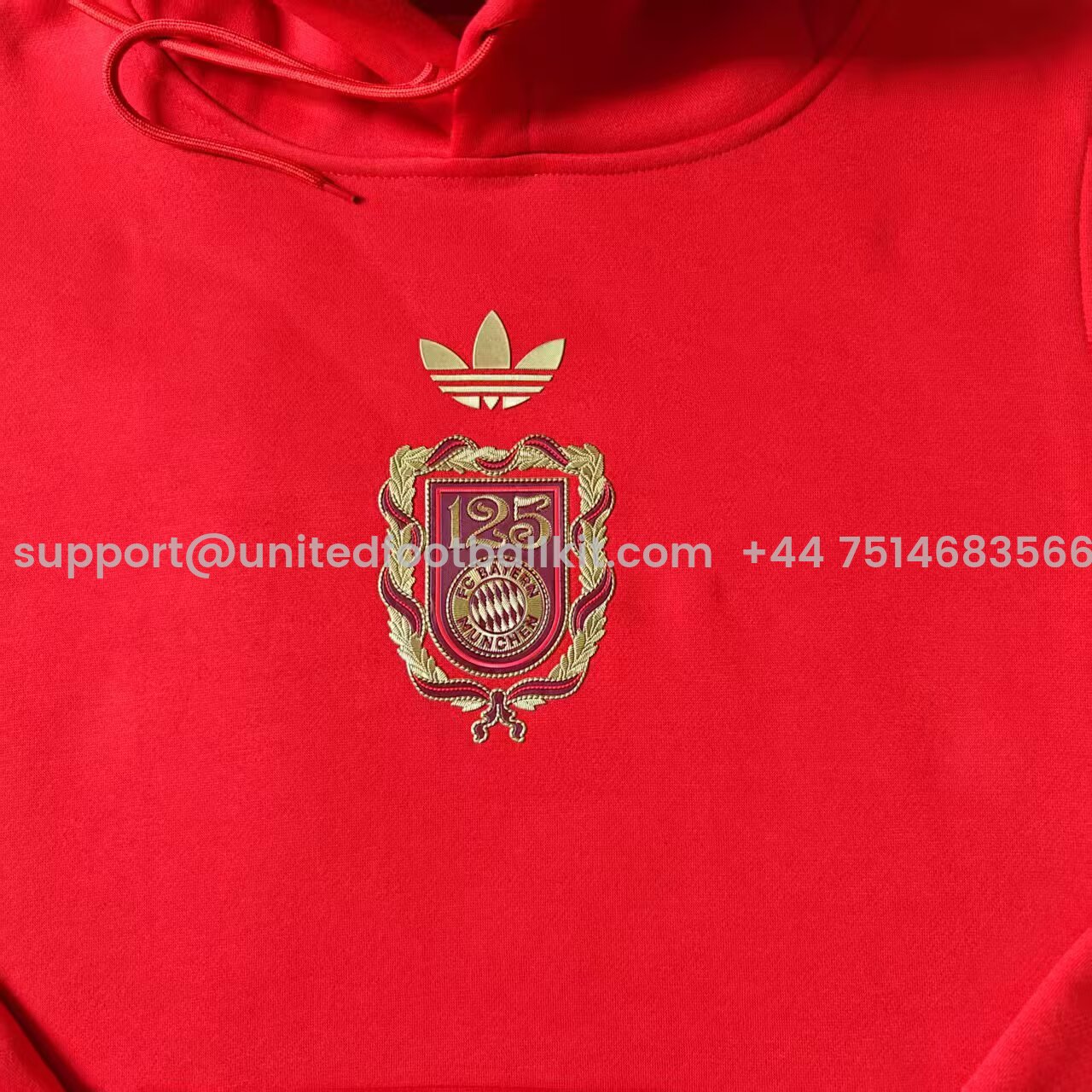 Unitedfootballkit.com | Bayern Munich 2025 125th Anniversary Unisex Pullover Hoodie -Customize Name, Number and Patch | Worldwide Shipping