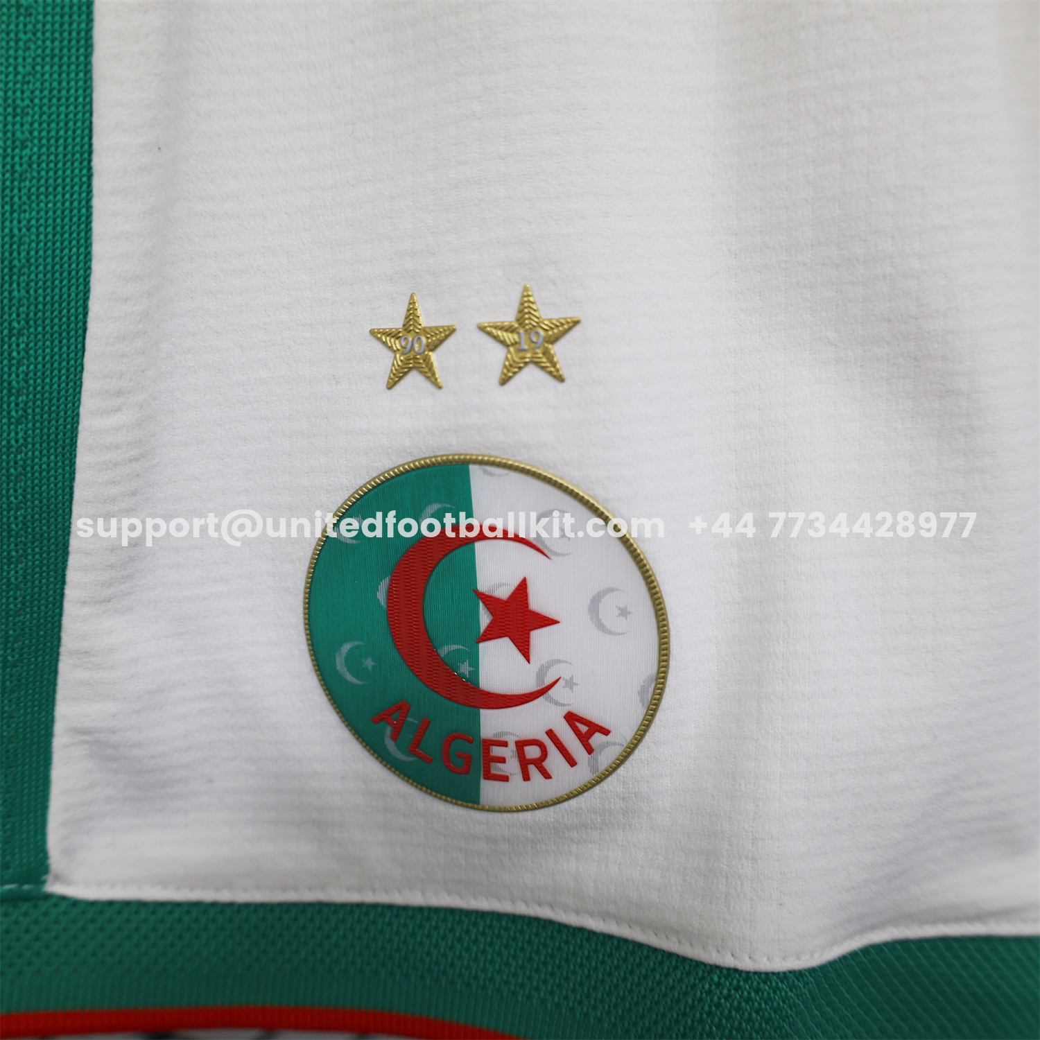 Unitedfootballkit.com | Algeria 2026 Home White Shorts - Player Version -Customize Name, Number and Patch | Worldwide Shipping