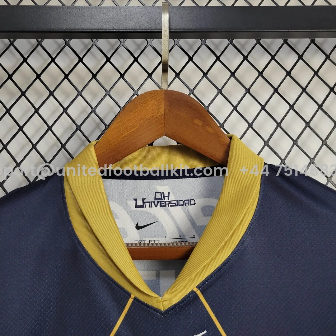 Unitedfootballkit.com | Pumas UNAM 24-25 Away Jersey - Fans Version -Customize Name, Number and Patch | Worldwide Shipping