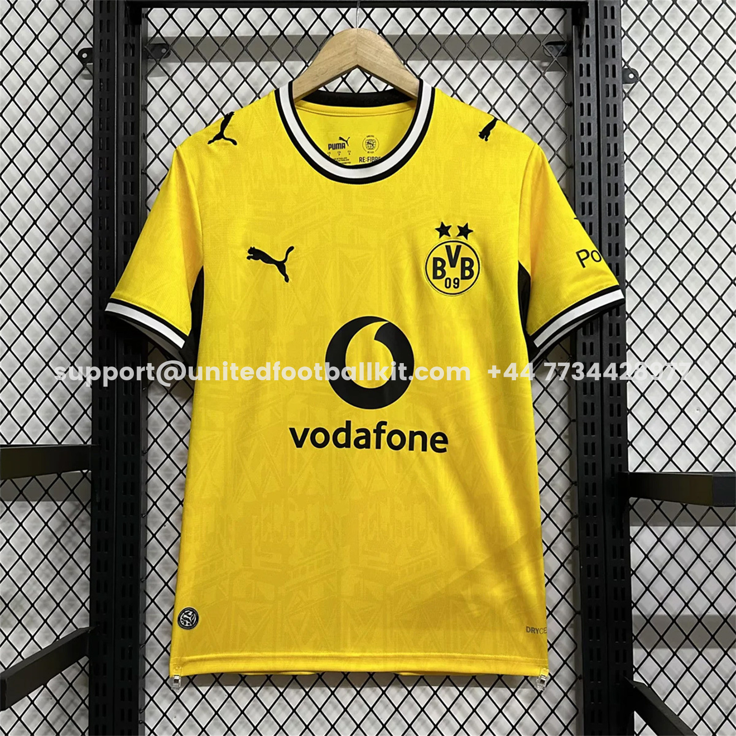 Unitedfootballkit.com | Dortmund 26-27 Home Jersey - Fans Version -Customize Name, Number and Patch | Worldwide Shipping