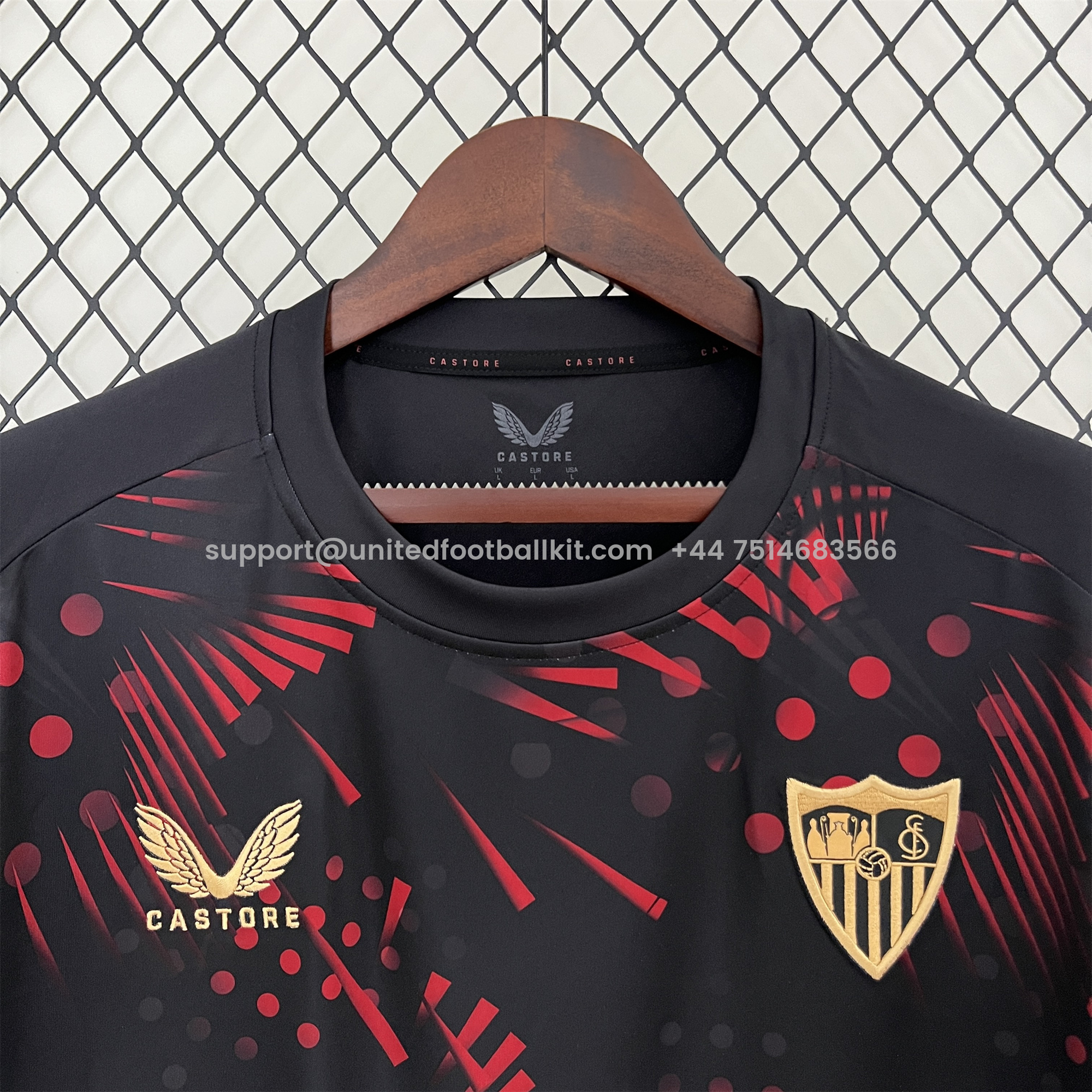 Unitedfootballkit.com | Sevilla 24-25 Third Jersey - Fans Version -Customize Name, Number and Patch | Worldwide Shipping