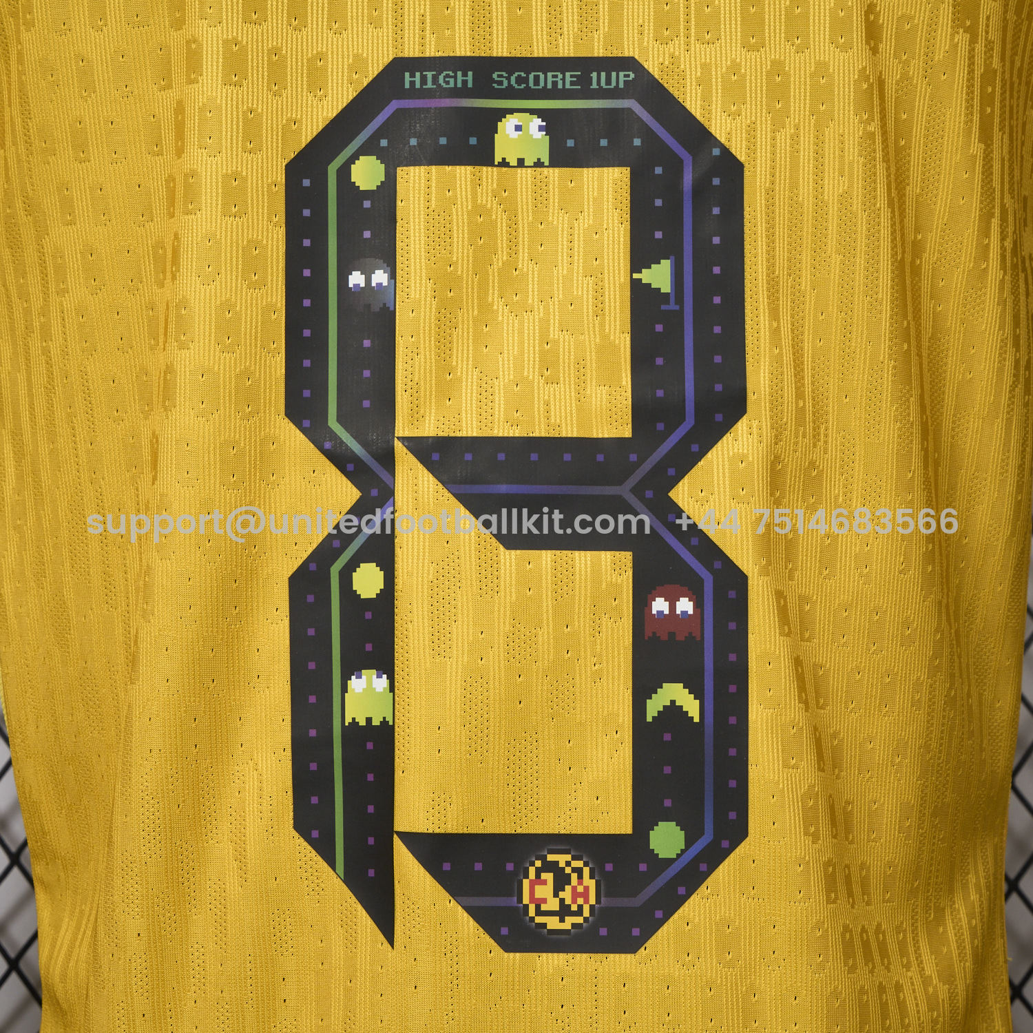 Unitedfootballkit.com | 【Pac-Man Version】Club América 24-25 Home Jersey - Player Version -Customize Name, Number and Patch | Worldwide Shipping
