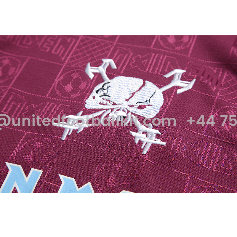 Unitedfootballkit.com | Retro Iron Maiden 2011 Away Jersey -Customize Name, Number and Patch | Worldwide Shipping