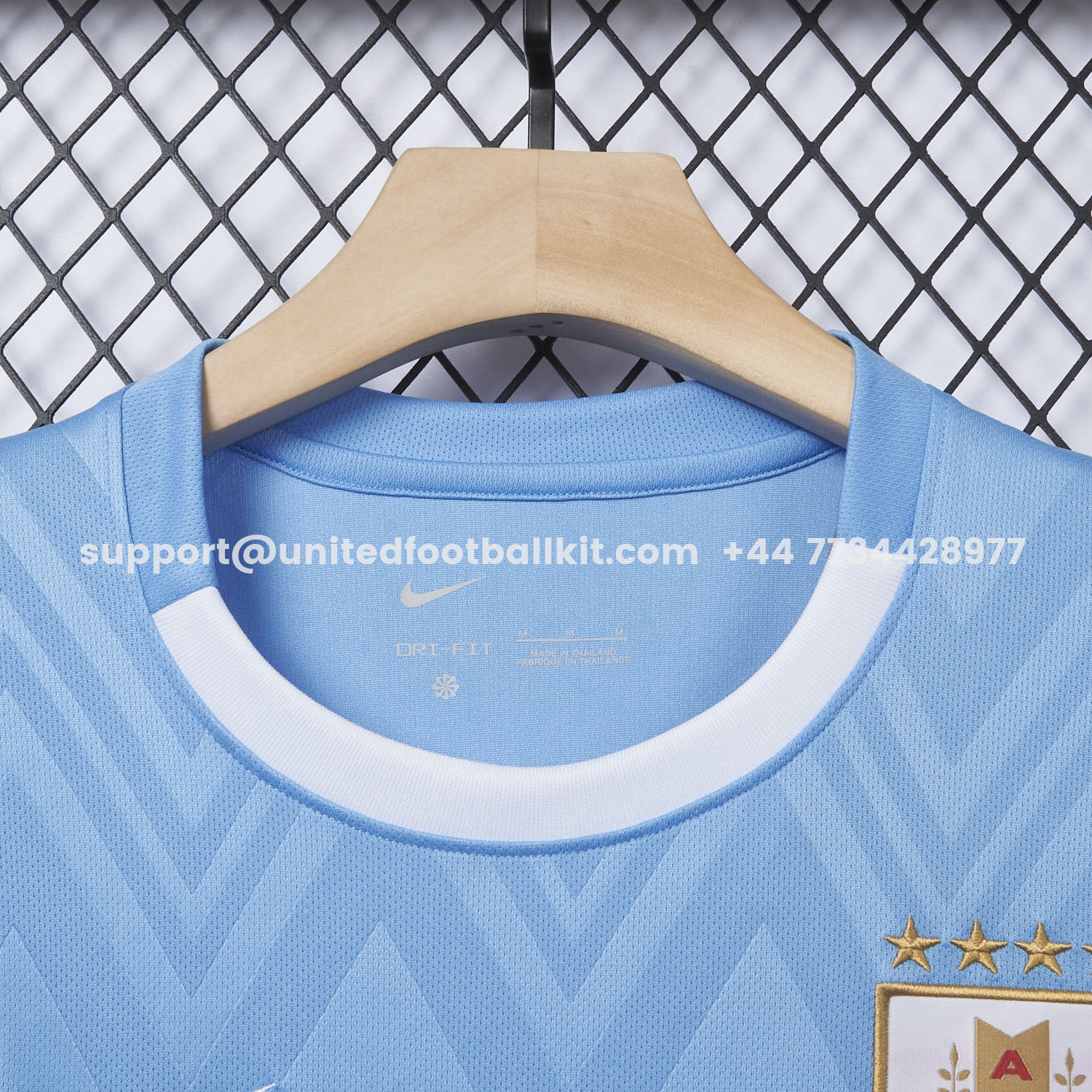 Unitedfootballkit.com | Uruguay 25-26 Home Jersey - Fans Version -Customize Name, Number and Patch | Worldwide Shipping