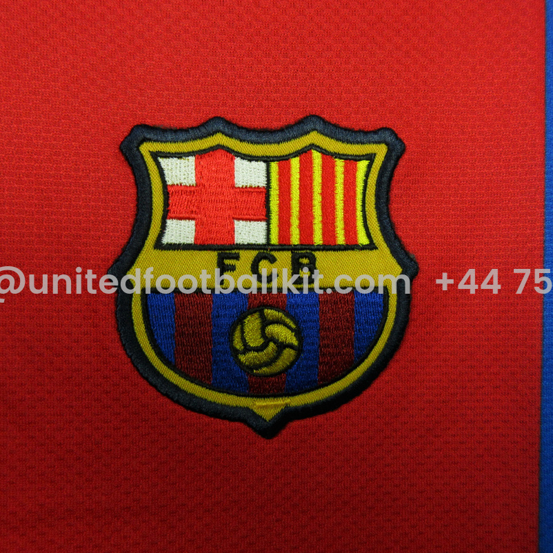 Unitedfootballkit.com | Retro Barcelona 06-07 Home Stadium Jersey -Customize Name, Number and Patch | Worldwide Shipping