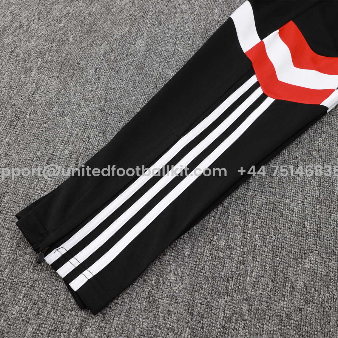 Unitedfootballkit.com | Manchester United 24-25 Originals LFSTLR Jacket Training Tracksuit - Black -Customize Name, Number and Patch | Worldwide Shipping