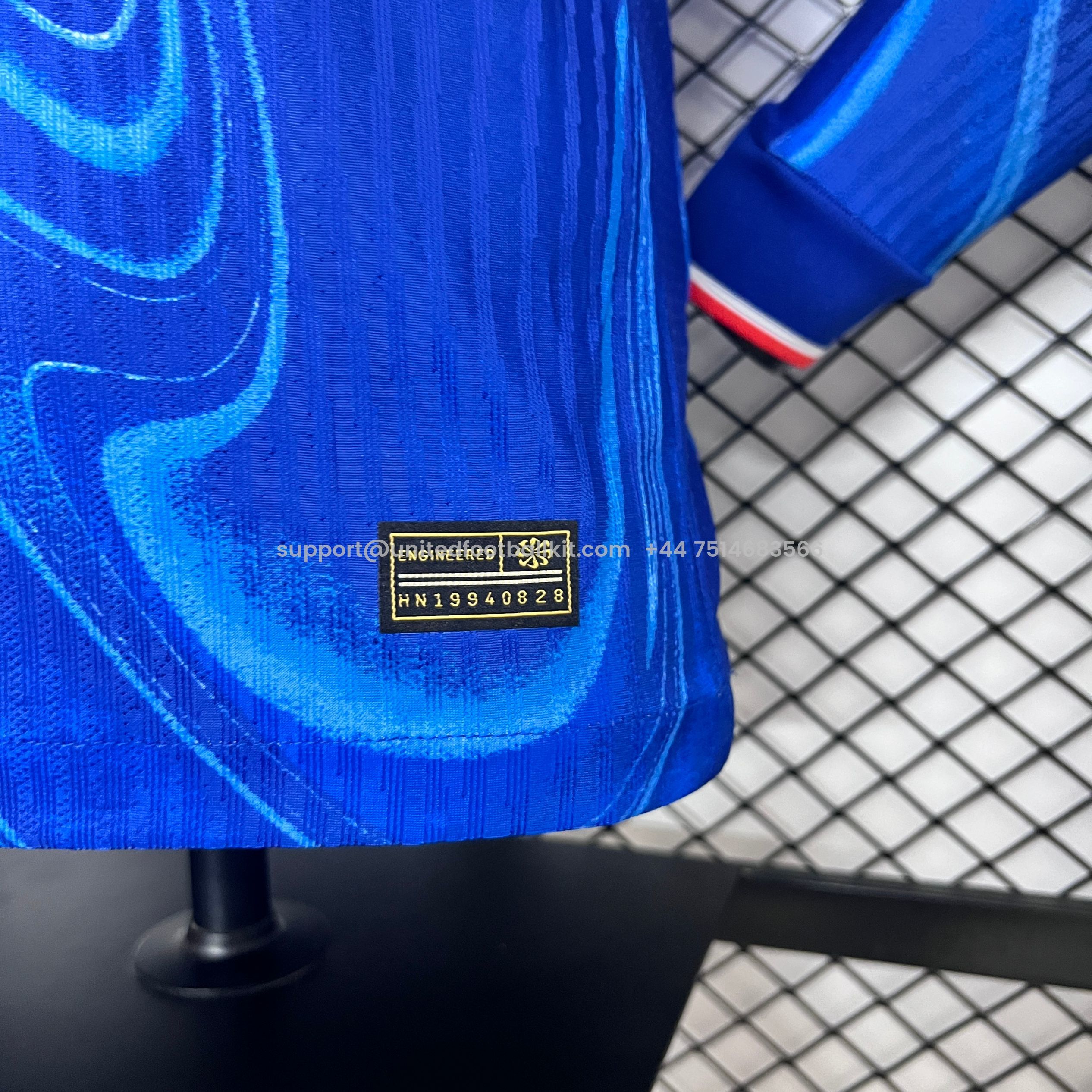 Unitedfootballkit.com | C.H.E.L.S.E.A 24-25 Home Long Sleeve Jersey - Player Version -Customize Name, Number and Patch | Worldwide Shipping