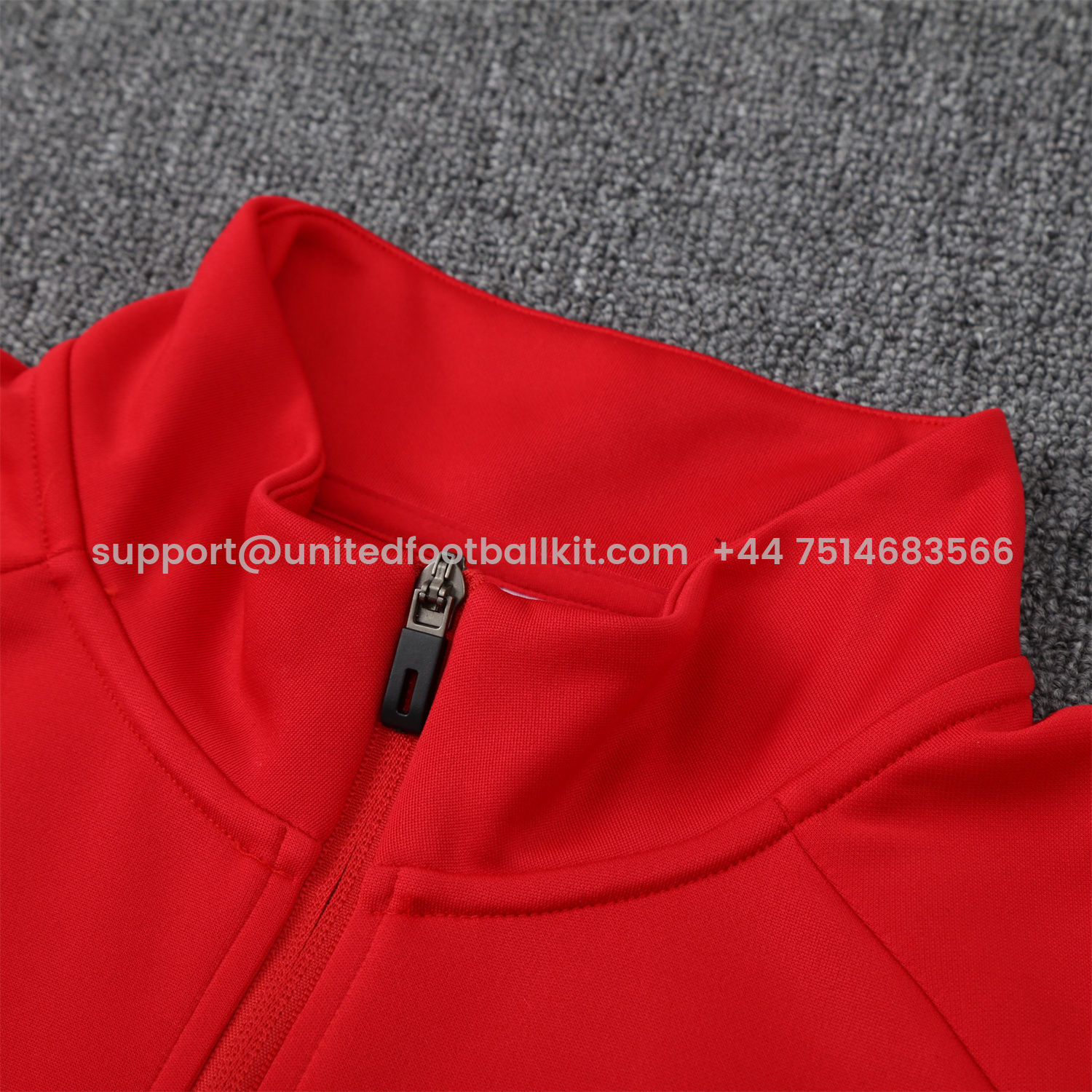 Unitedfootballkit.com | River Plate 25-26 Terrace Jacket Training Tracksuit - Red Jackets & Black Pants -Customize Name, Number and Patch | Worldwide Shipping