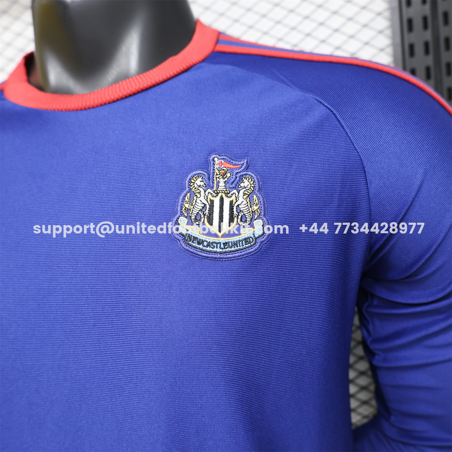 Unitedfootballkit.com | Newcastle United 25-26 Purple-Blue Casual Long Sleeves Jersey - Player Version -Customize Name, Number and Patch | Worldwide Shipping