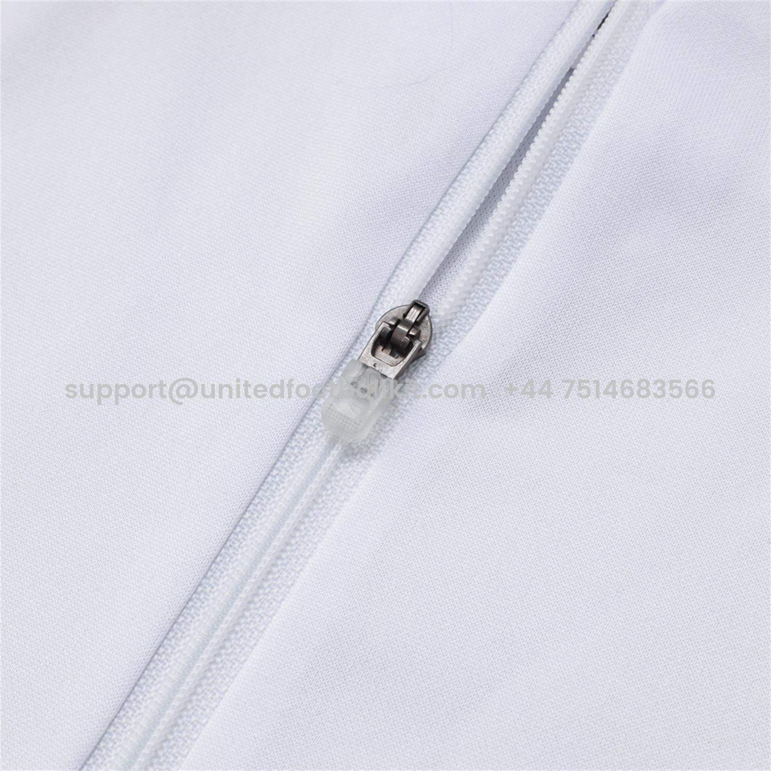 Unitedfootballkit.com | Real Madrid 25-26 Long Sleeve Training Set - White Top and Black Pants -Customize Name, Number and Patch | Worldwide Shipping