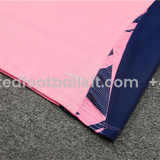 Unitedfootballkit.com | Arsenal 24-25 Long Sleeve Training Set - Pink -Customize Name, Number and Patch | Worldwide Shipping
