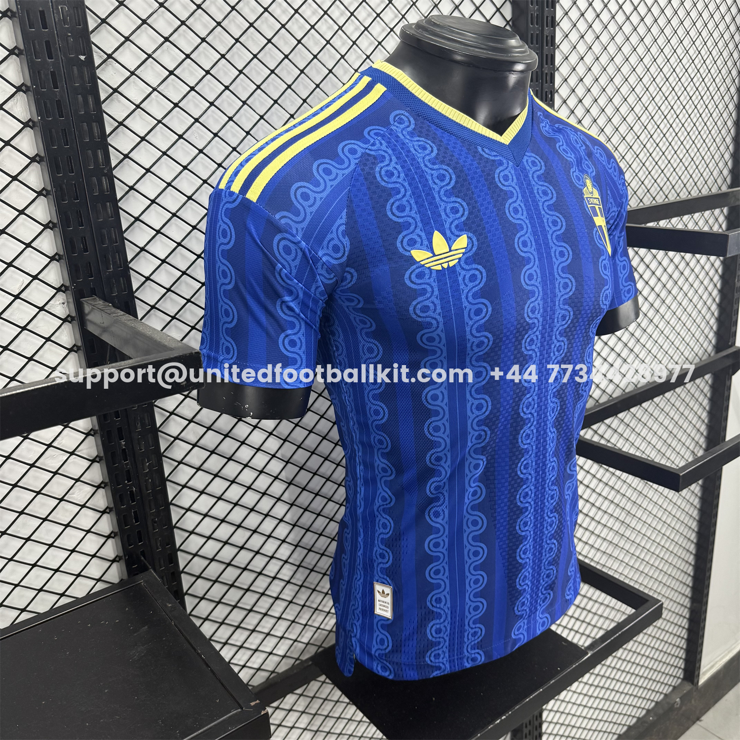 Unitedfootballkit.com | Sweden 2026 Away Jersey - Player Version -Customize Name, Number and Patch | Worldwide Shipping