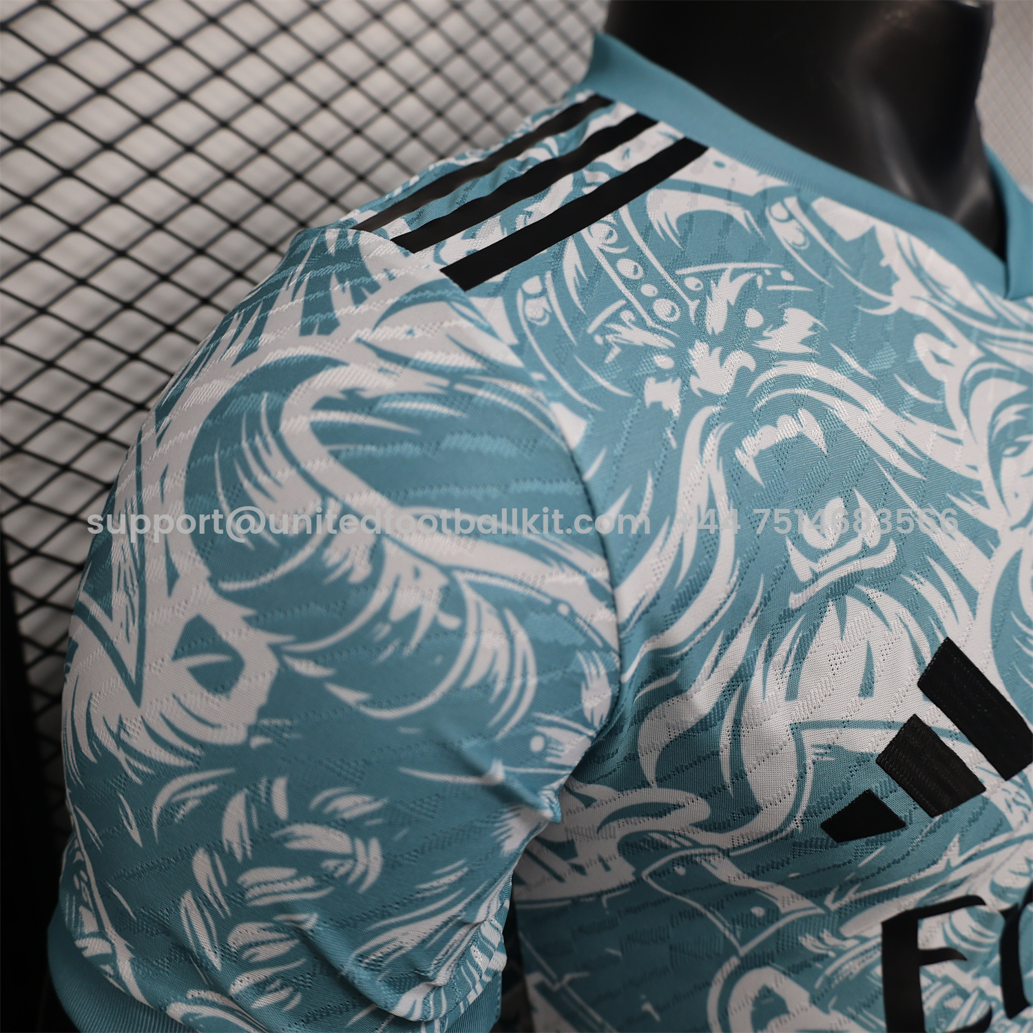 Unitedfootballkit.com | Real Madrid 25-26 Blue Viking Roar Special Edition Jersey - Player Version -Customize Name, Number and Patch | Worldwide Shipping