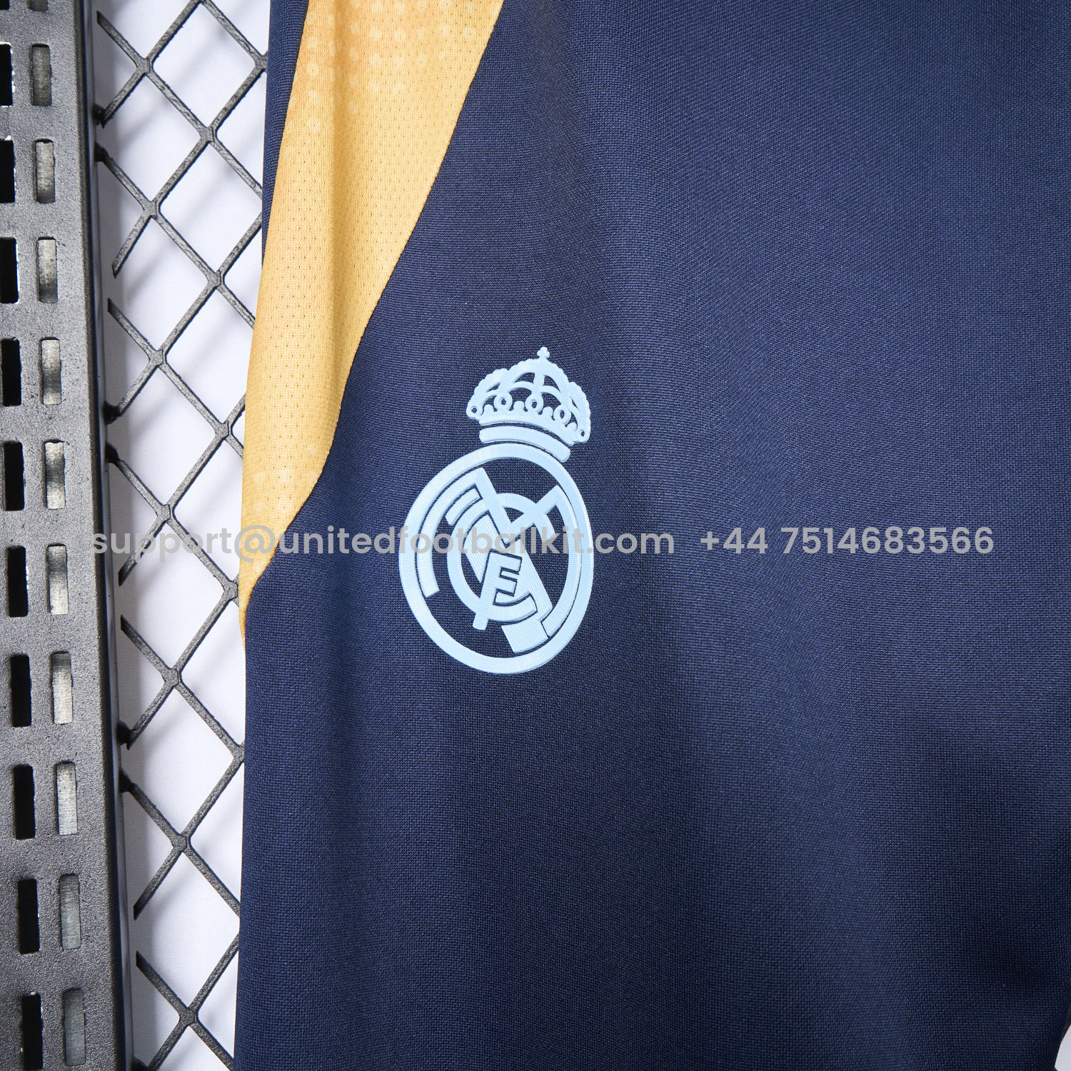 Unitedfootballkit.com | Real Madrid 24-25 Deep Blue Training Pants - Player Version -Customize Name, Number and Patch | Worldwide Shipping
