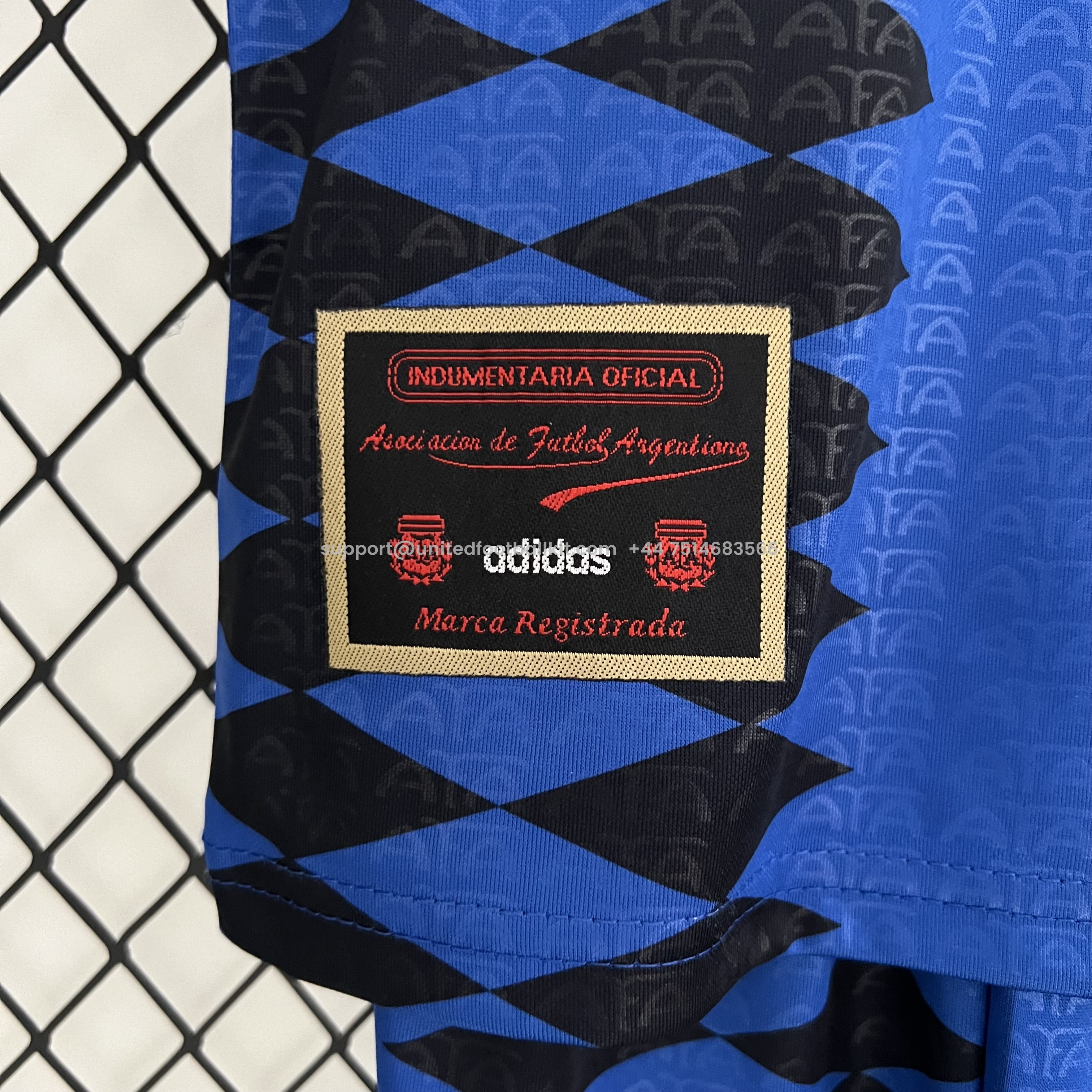 Unitedfootballkit.com | Retro Argentina 1994 Away Stadium Kids Kit -Customize Name, Number and Patch | Worldwide Shipping