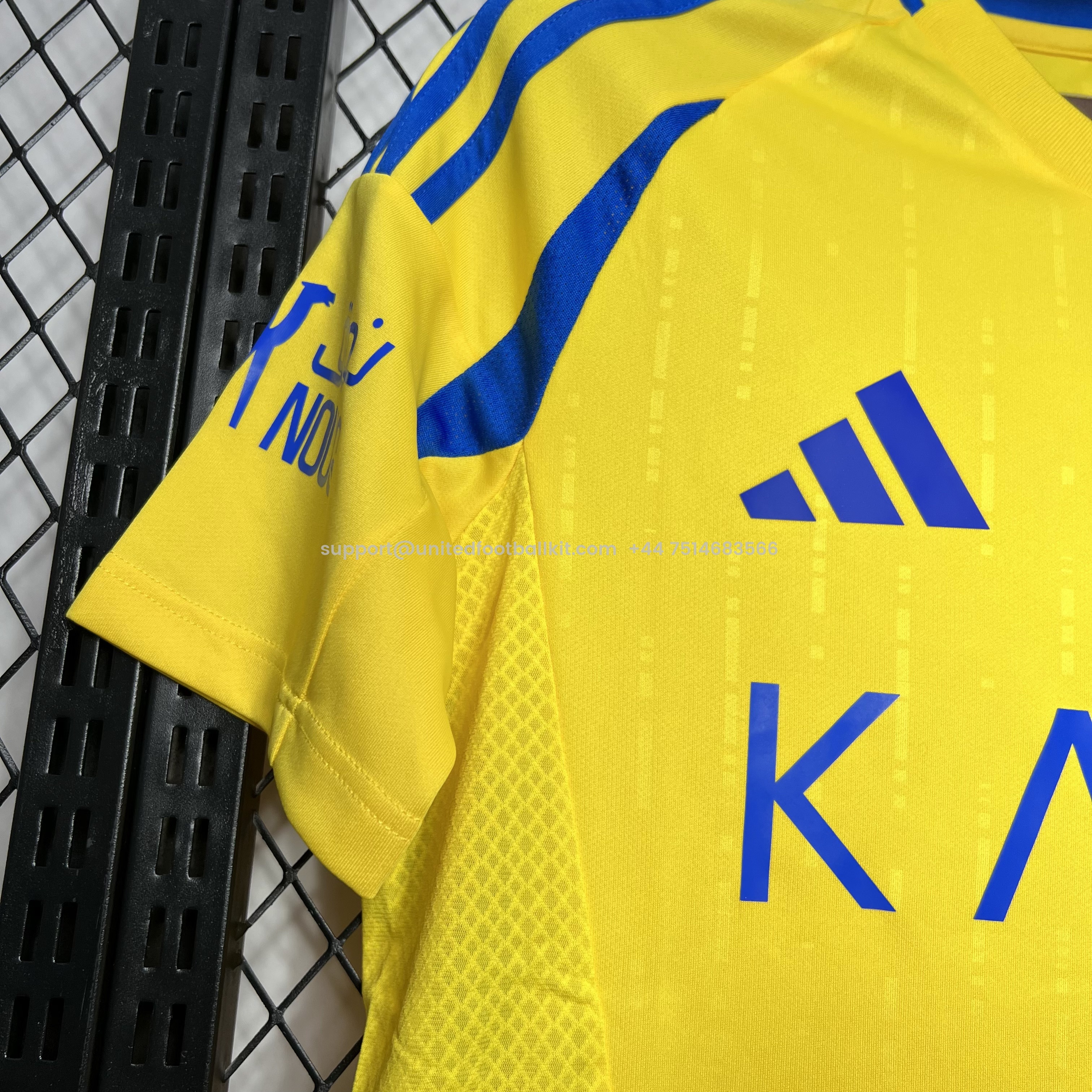 Unitedfootballkit.com | Al Nassr Riyadh Victory 24-25 Home Stadium Jersey - Fans Version -Customize Name, Number and Patch | Worldwide Shipping
