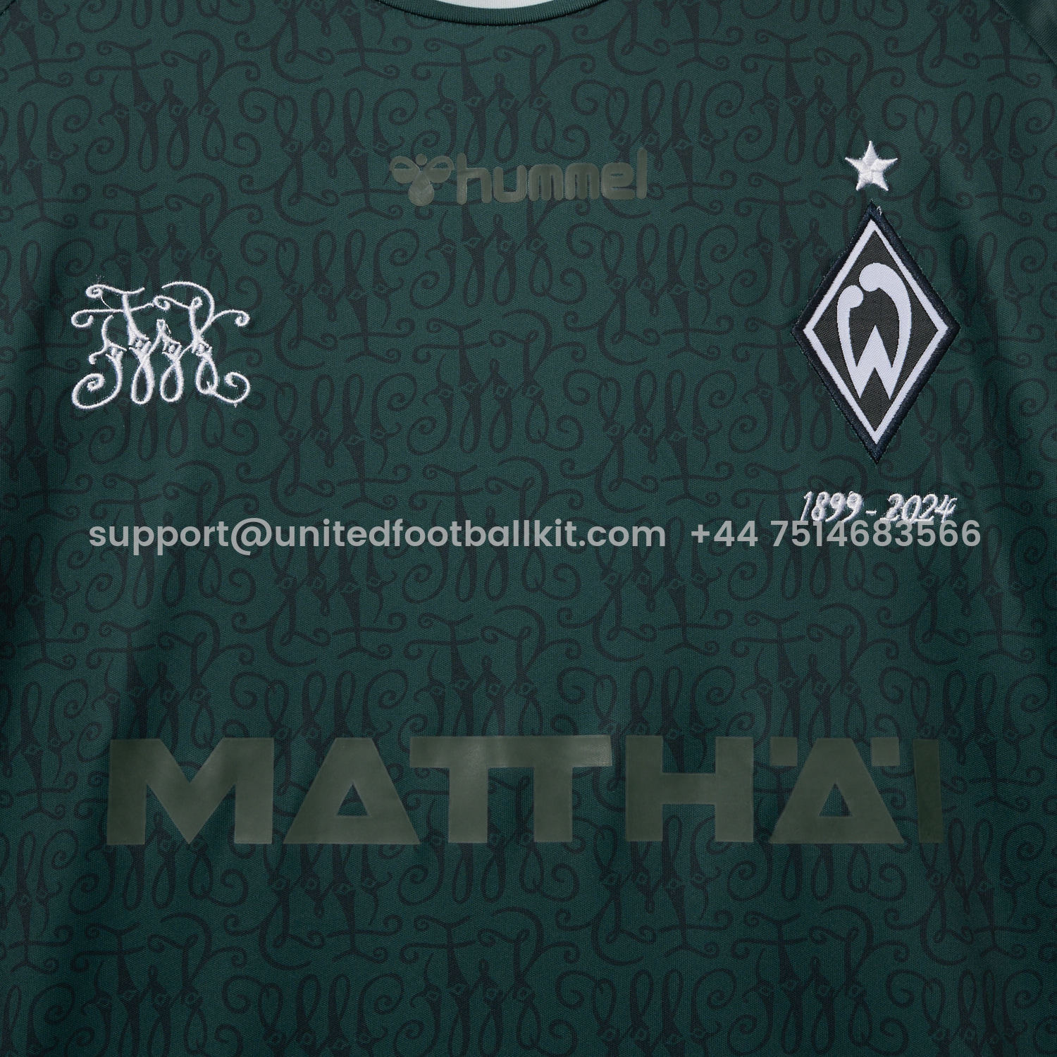 Unitedfootballkit.com | Werder Bremen 23-24 125th Anniversary Jersey - Fans Version -Customize Name, Number and Patch | Worldwide Shipping