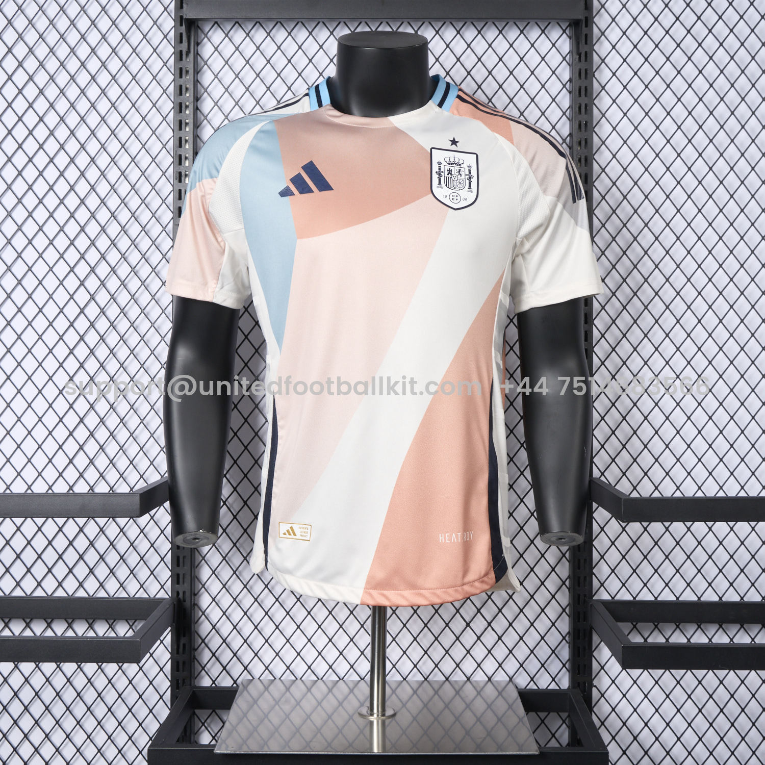 Unitedfootballkit.com | Spain 2025 Women's Team Away Jersey - Men's Player Version -Customize Name, Number and Patch | Worldwide Shipping